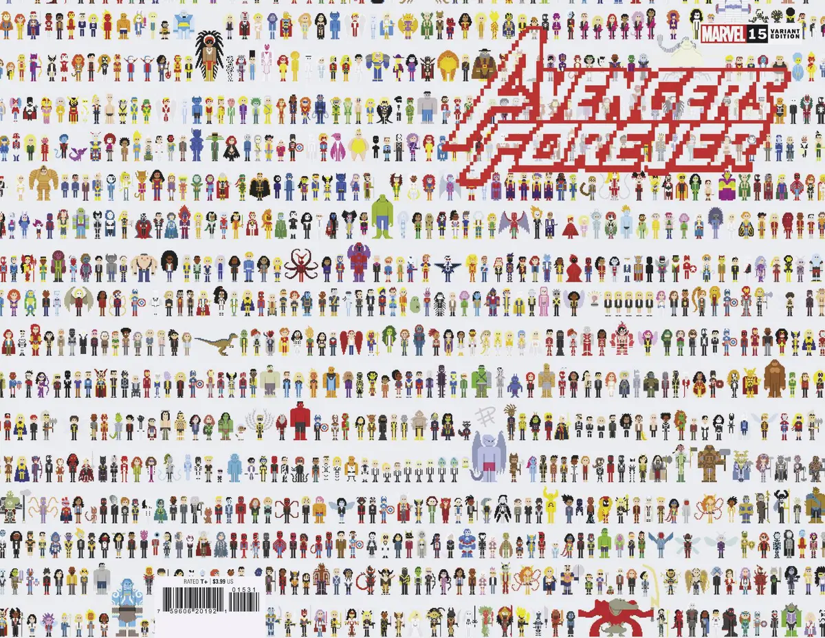 Avengers Forever #15 Hainsworth Connecting Wraparound Var 1
