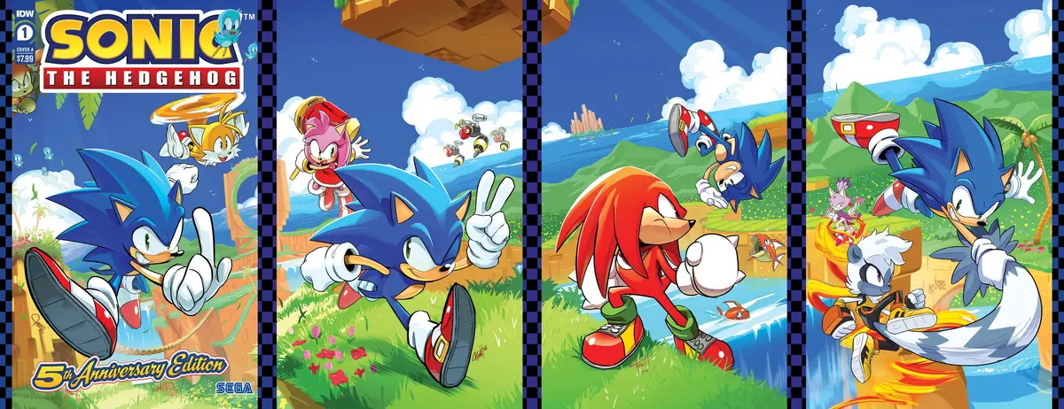 Sonic The Hedgehog #1 5Th Annv Ed Cvr A Hesse 1