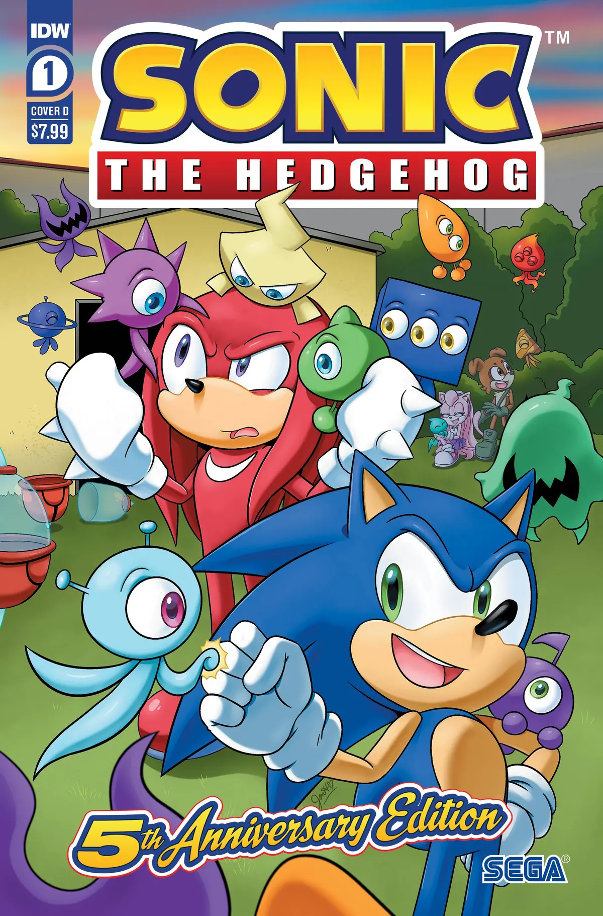 Sonic The Hedgehog #1 5Th Annv Ed Cvr D Hernandez 1