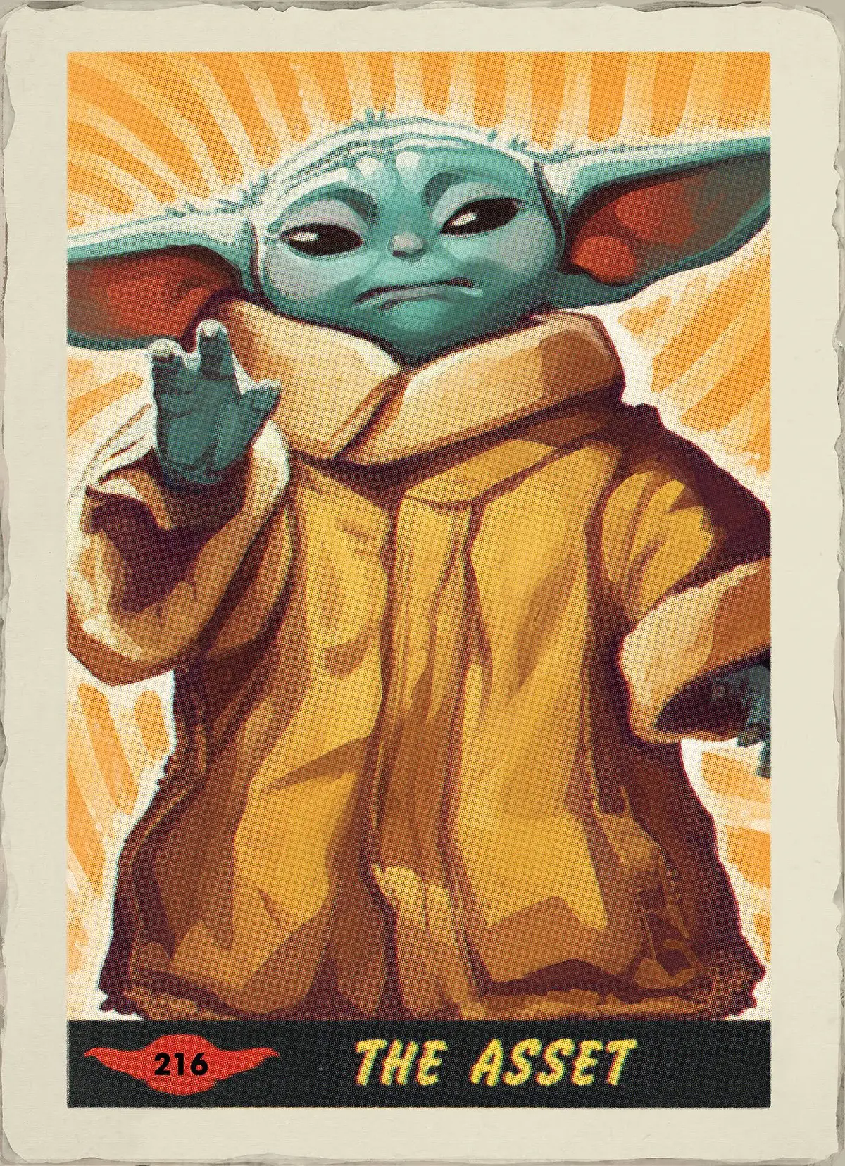 Star Wars Insider #216 Foc Grogu Trading Card Virgin 1