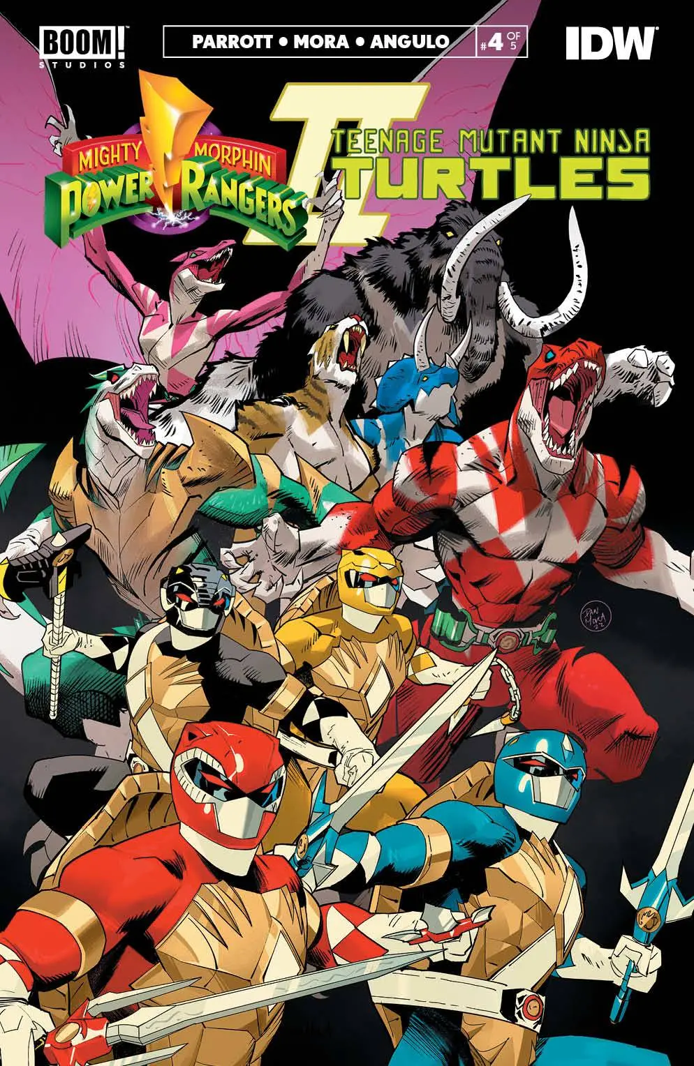 Mmpr Tmnt Ii #4 (Of 5) Cvr A Mora 1