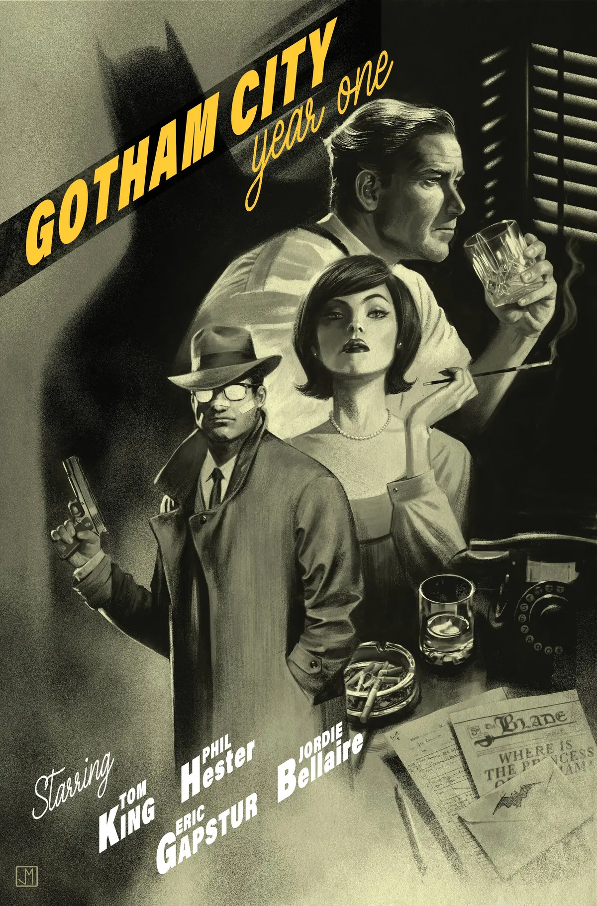 Gotham City Year One #6 (Of 6) Cvr B Jorge Molina Var 1