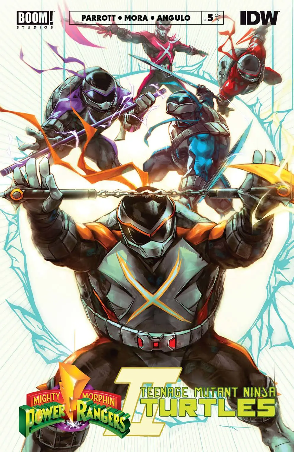 Mmpr Tmnt Ii #5 (Of 5) Cvr D Tmnt Var Tao 1