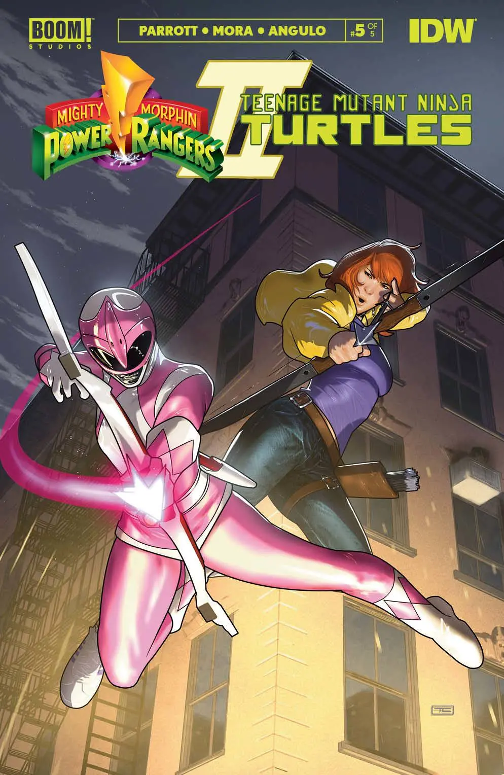 Mmpr Tmnt Ii #5 (Of 5) Cvr E Cardstock Var Clarke 1