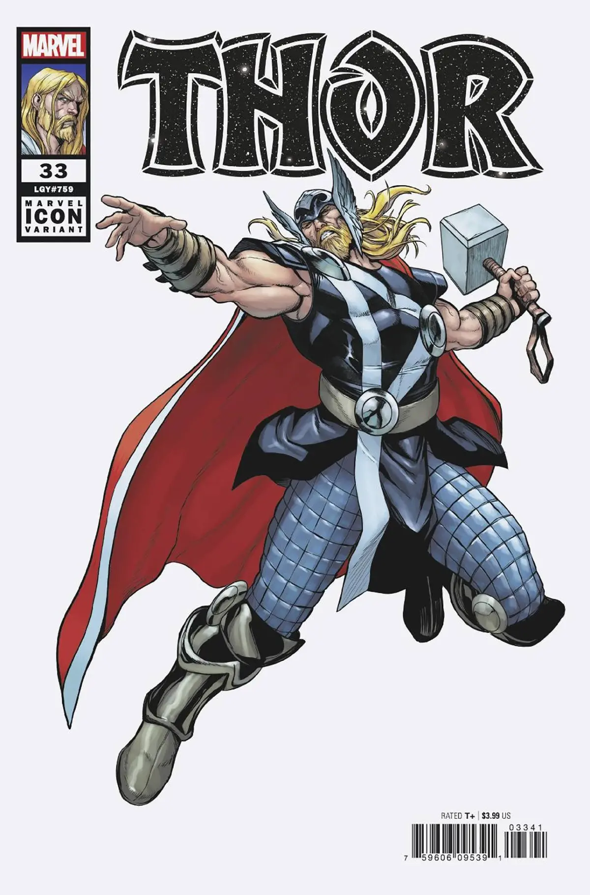 Thor #33 Caselli Marvel Icon Variant 1