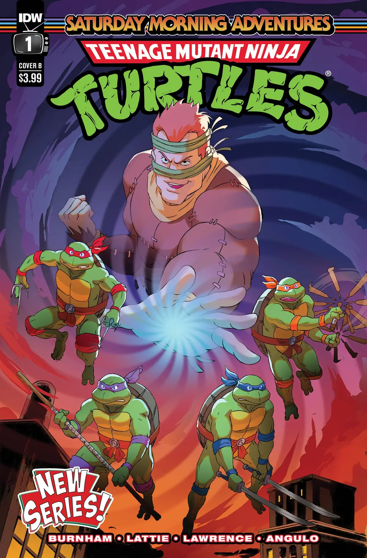 Tmnt Saturday Morning Adv Continued #1 Cvr B Schoening 1