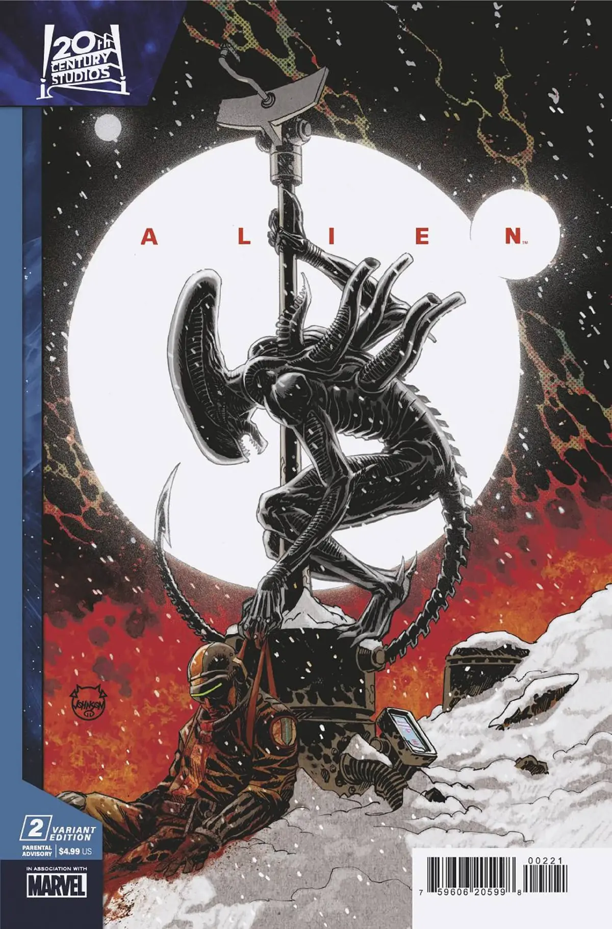 Alien #2 Dave Johnson Variant 1