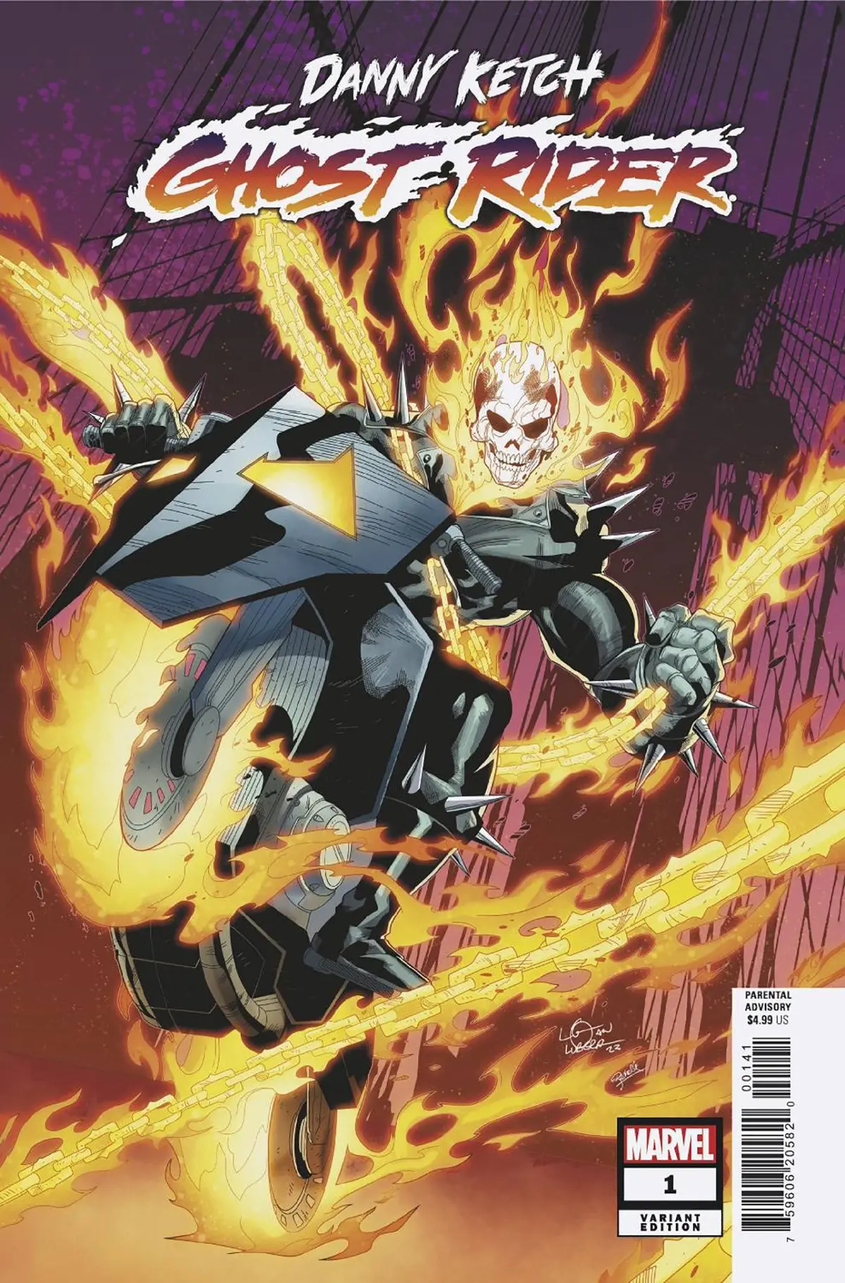 Danny Ketch Ghost Rider #1 Logan Lubera Variant 1