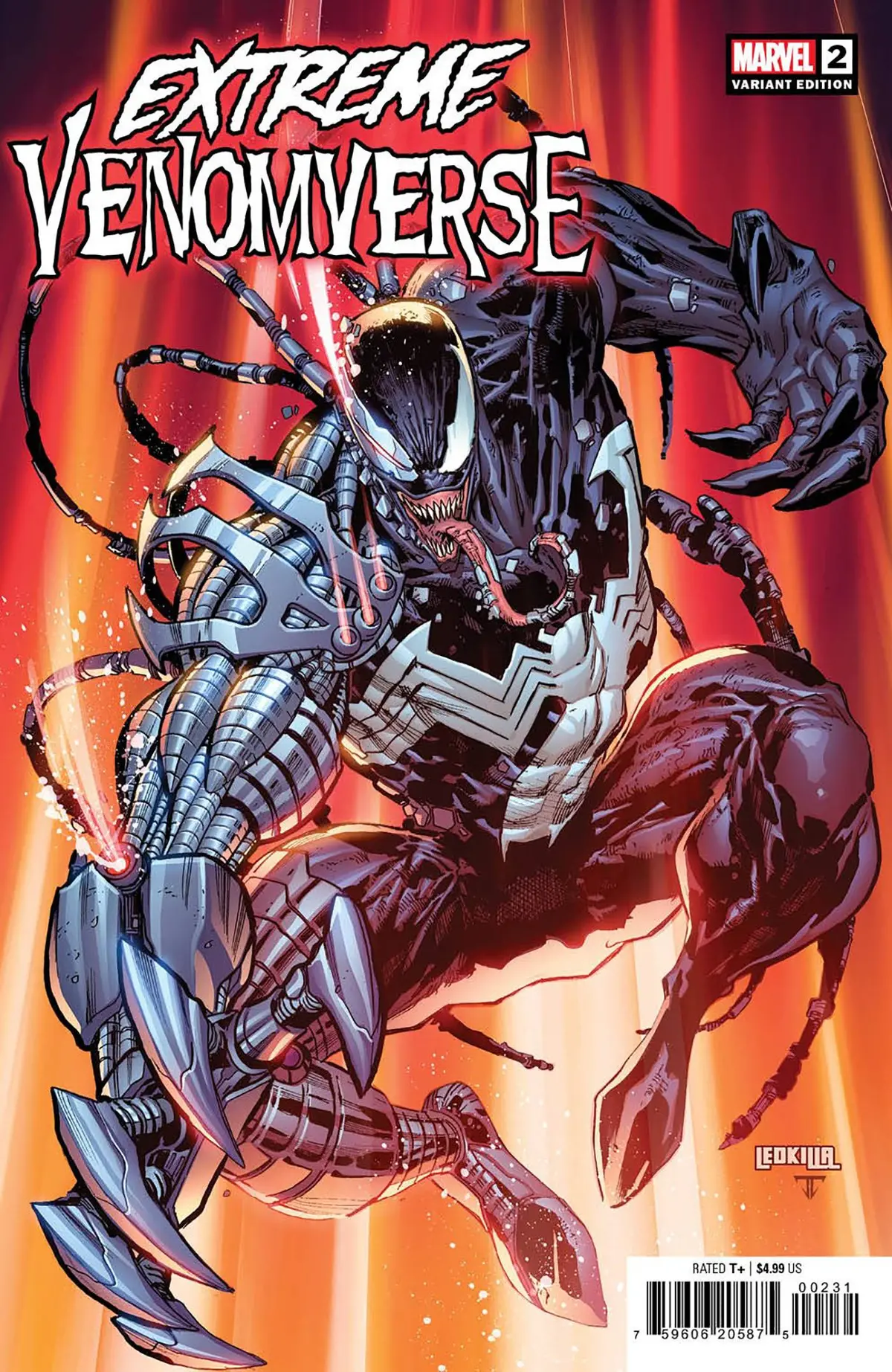 Extreme Venomverse #2 Ken Lashley Symbiote Variant 1