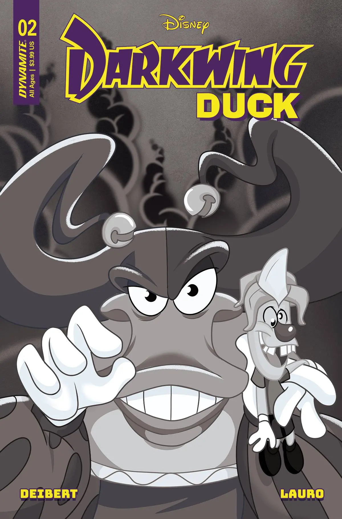 Darkwing Duck #2 Cvr Za 10 Copy Foc Incv Forstner B&W 1