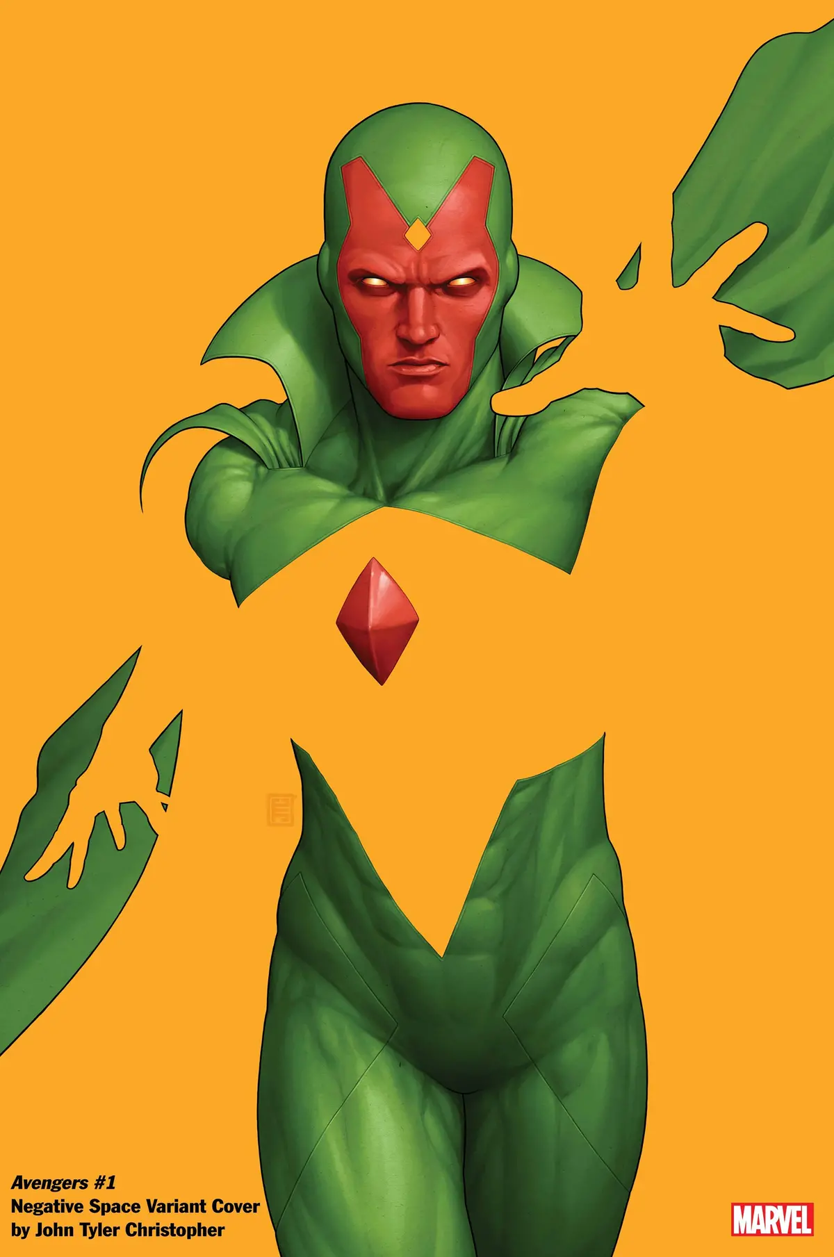 Avengers #1 John Tyler Christopher Negative Space Variant 1