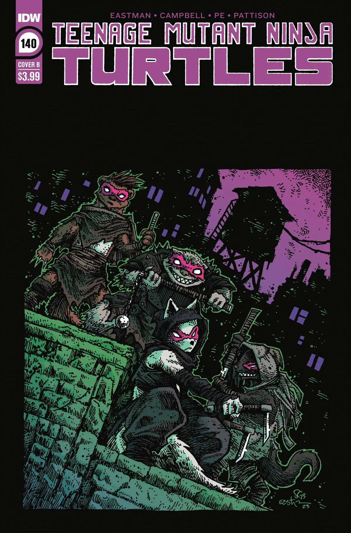 Tmnt Ongoing #140 Cvr B Eastman 1