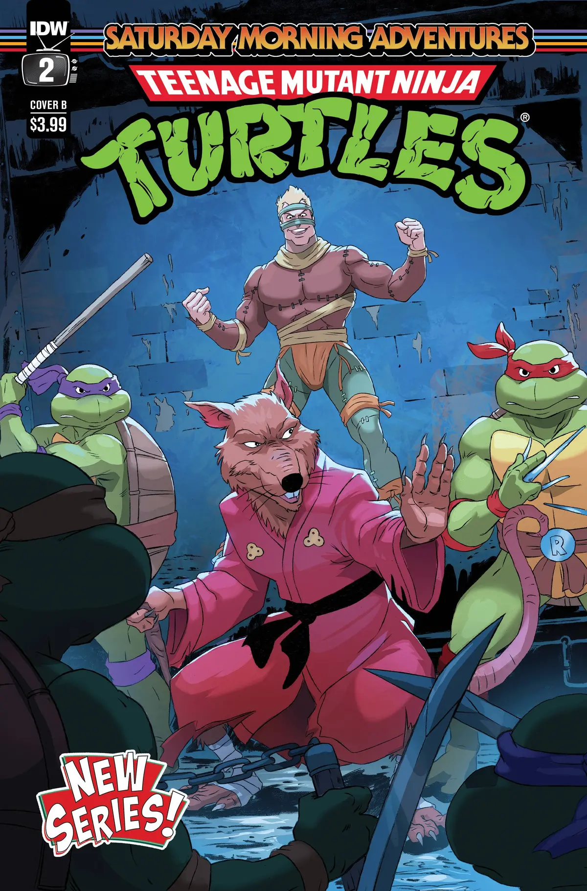 Tmnt Saturday Morning Adv Continued #2 Cvr B Schoening 1