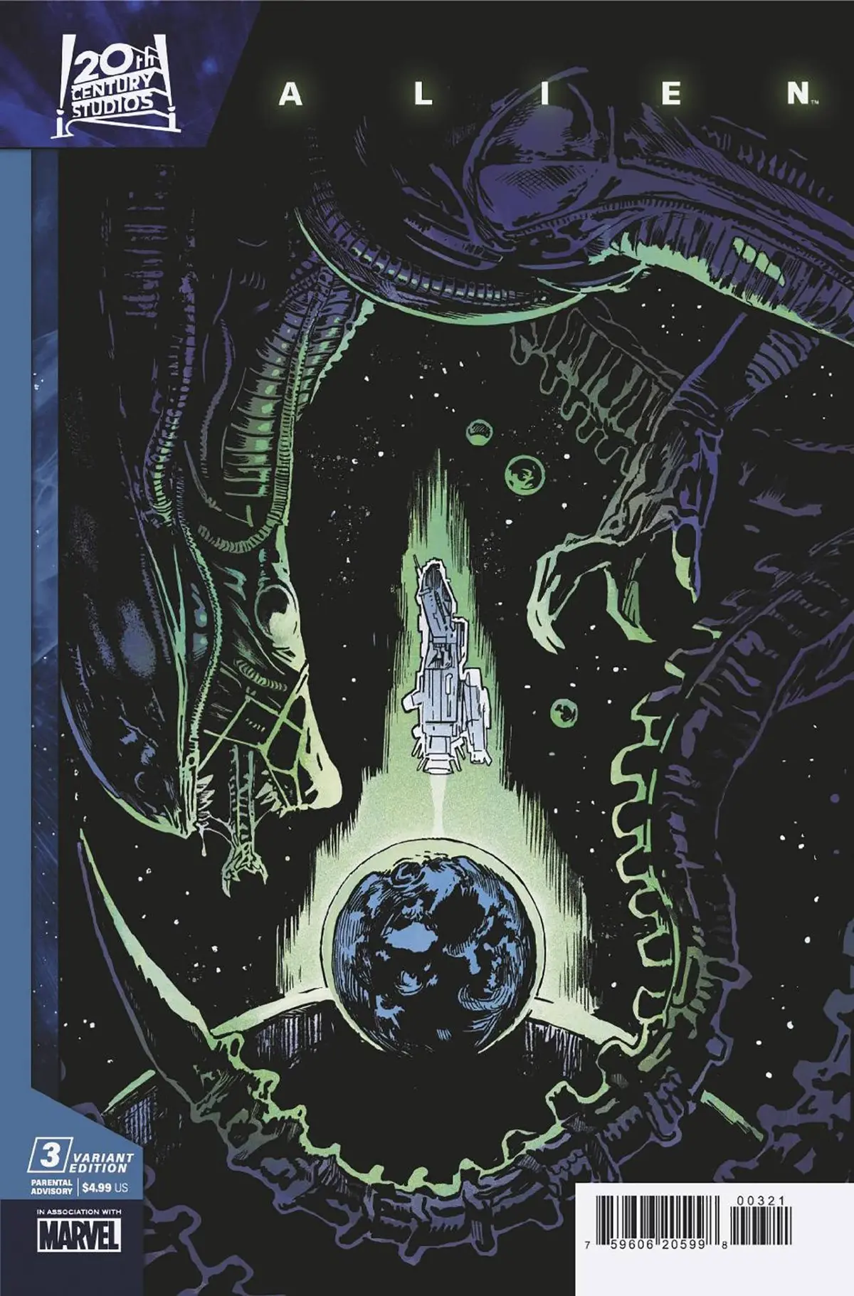 Alien #3 Michael Walsh Variant 1