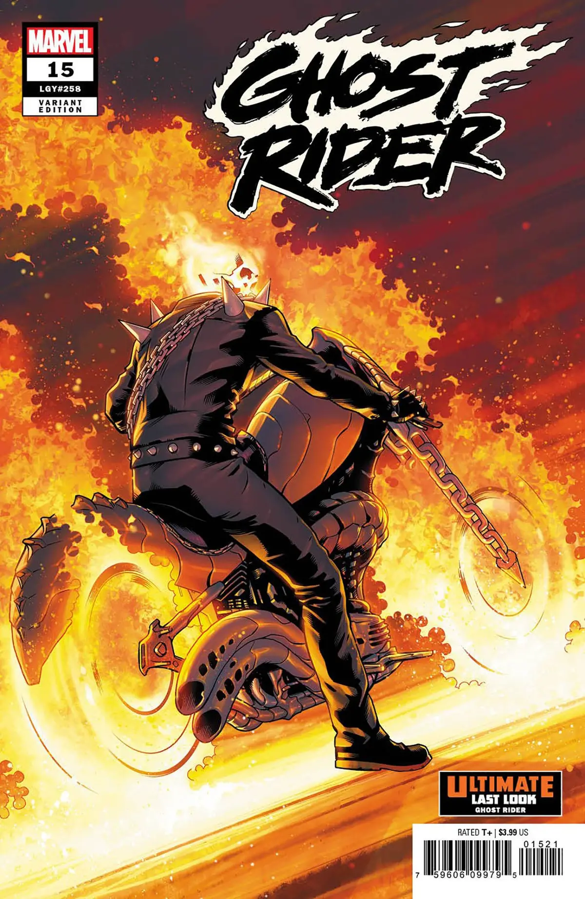 Ghost Rider #15 Juann Cabal Ultimate Last Look Variant 1