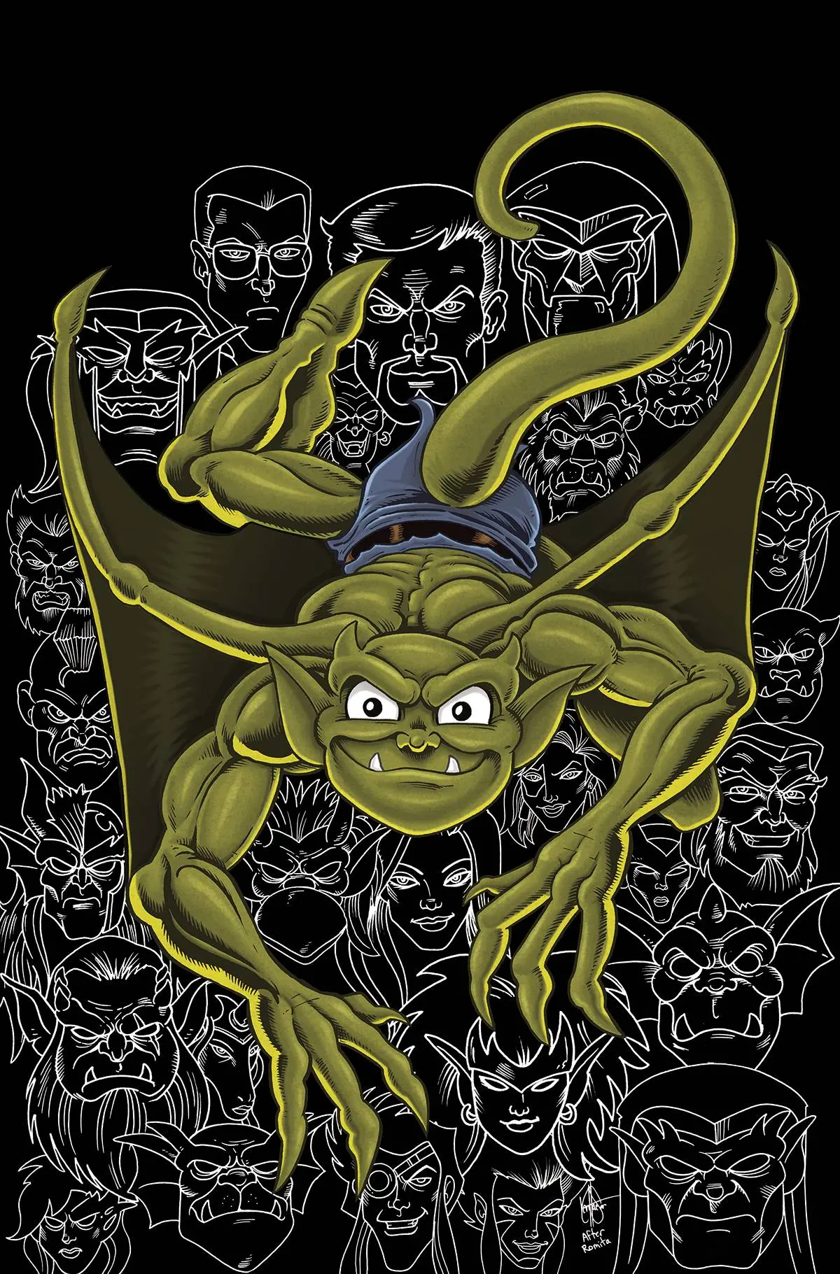 Gargoyles #4 Cvr Za 10 Copy Foc Incv Haeser Virgin 1