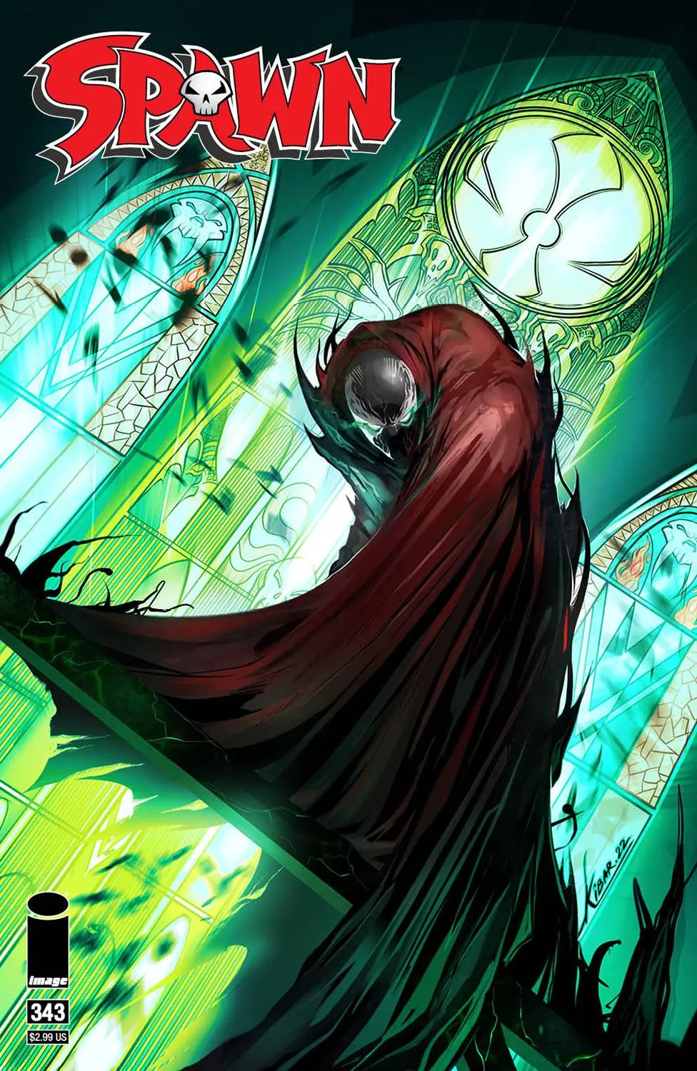 Spawn #343 Cvr B Kibar 1