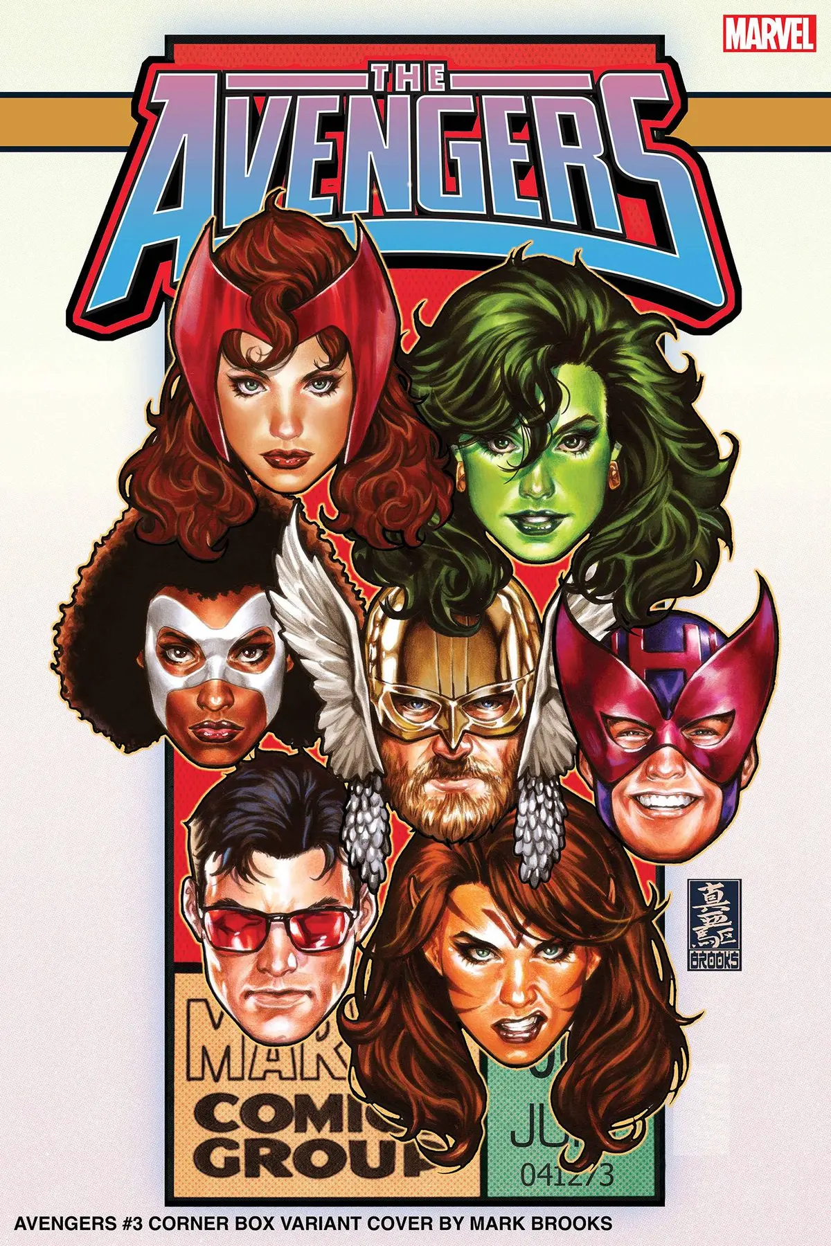 Avengers #3 Mark Brooks Corner Box Variant 1