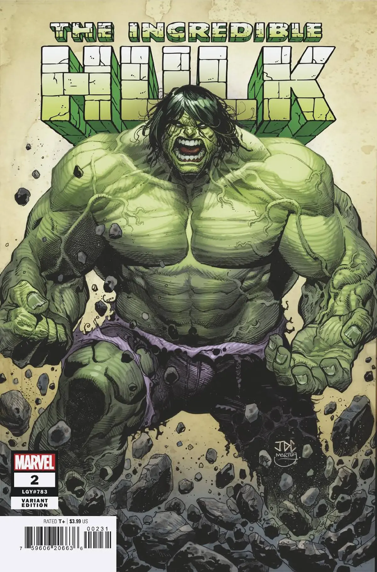 Incredible Hulk #2 Joshua Cassara Variant 1