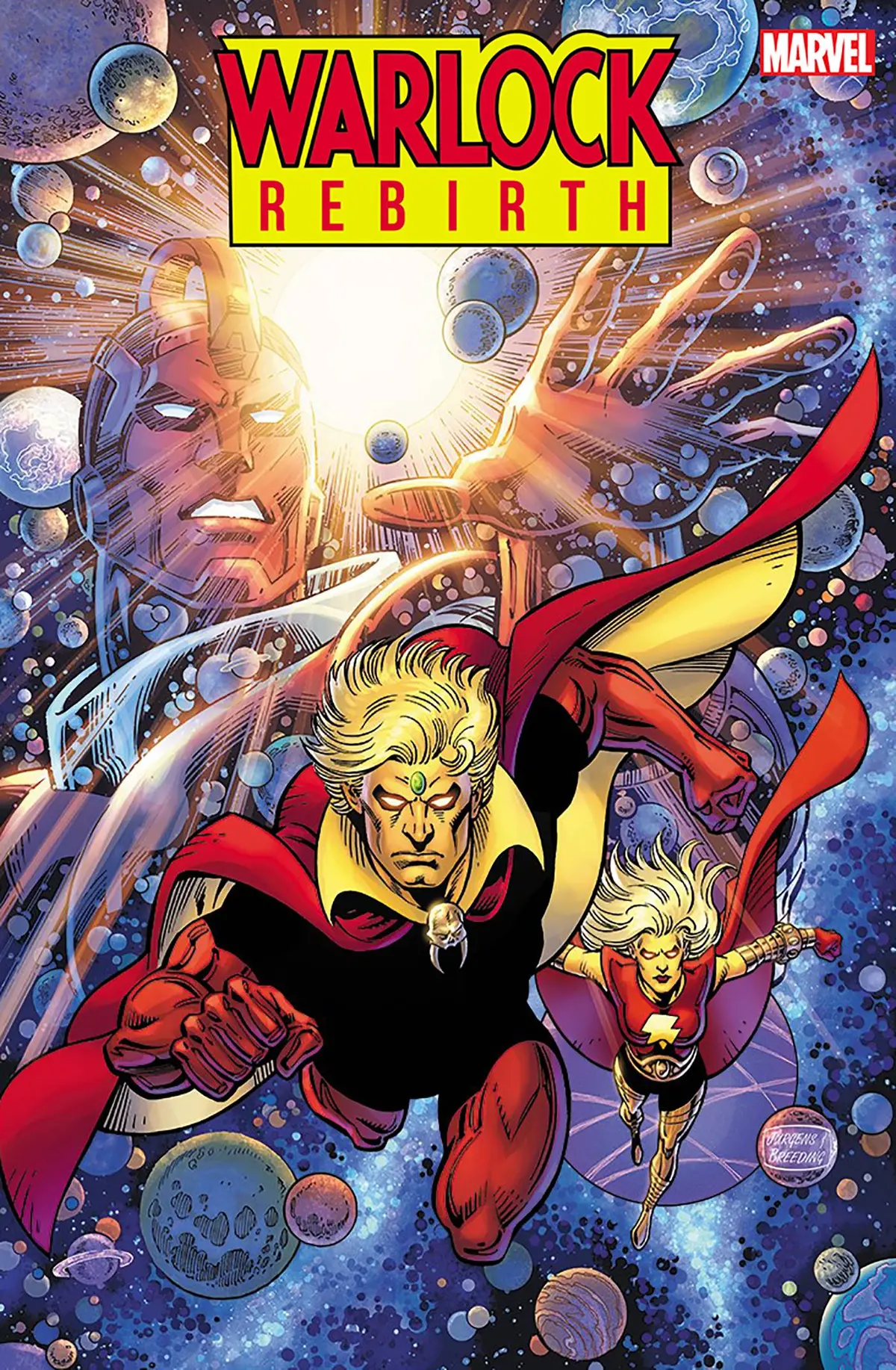 Warlock Rebirth #4 Dan Jurgens Variant 1