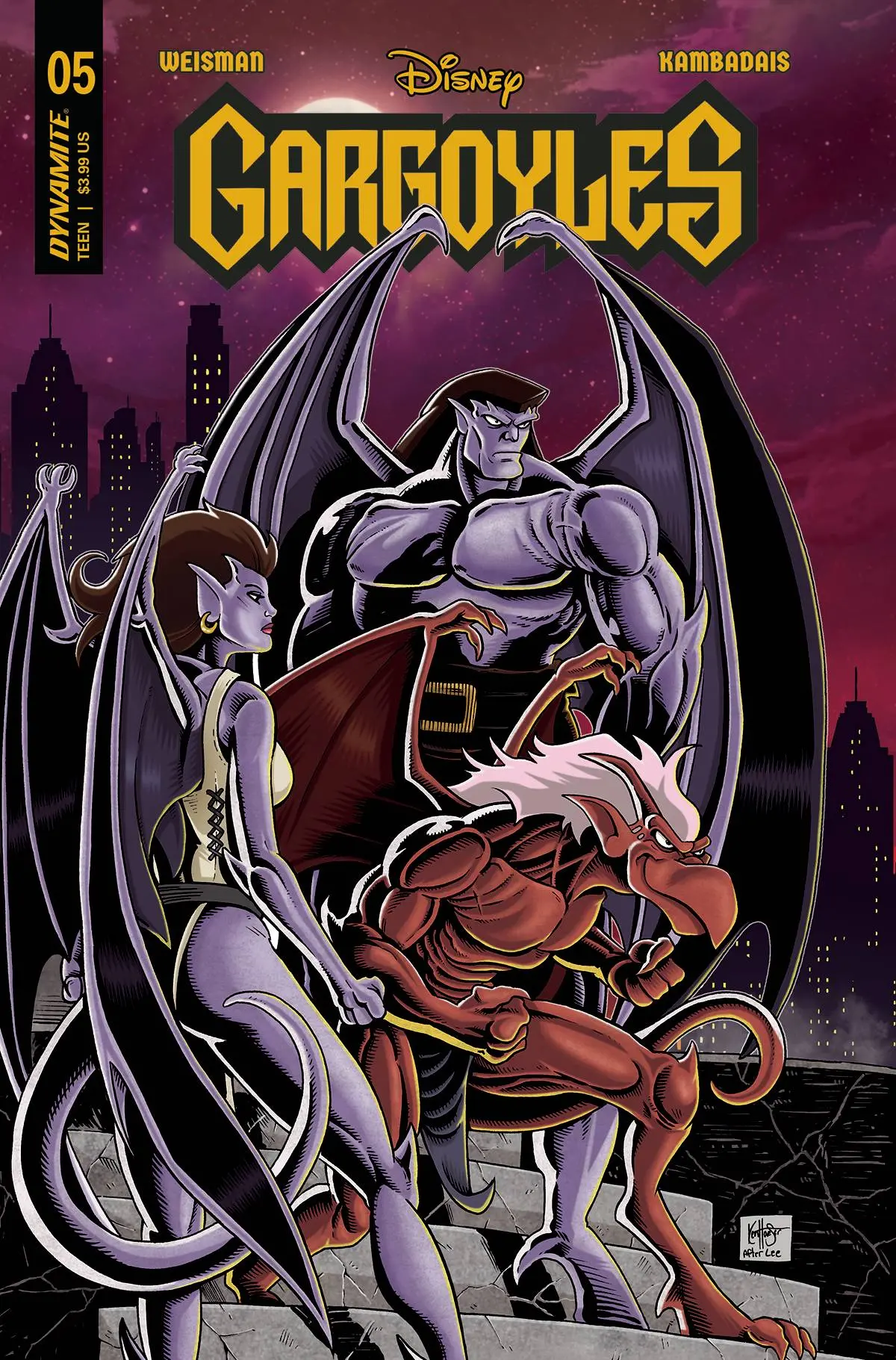 Gargoyles #5 Cvr T Foc Haeser 1