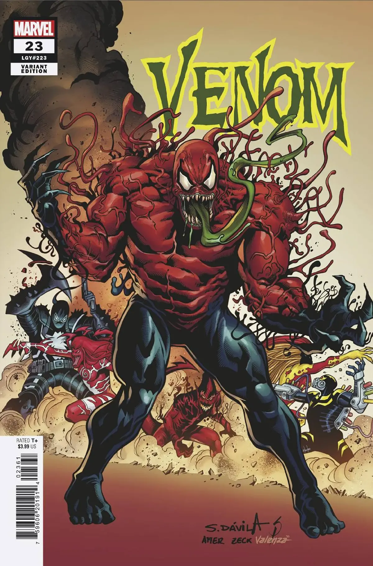 Venom #23 Sergio Davila Homage Variant 1