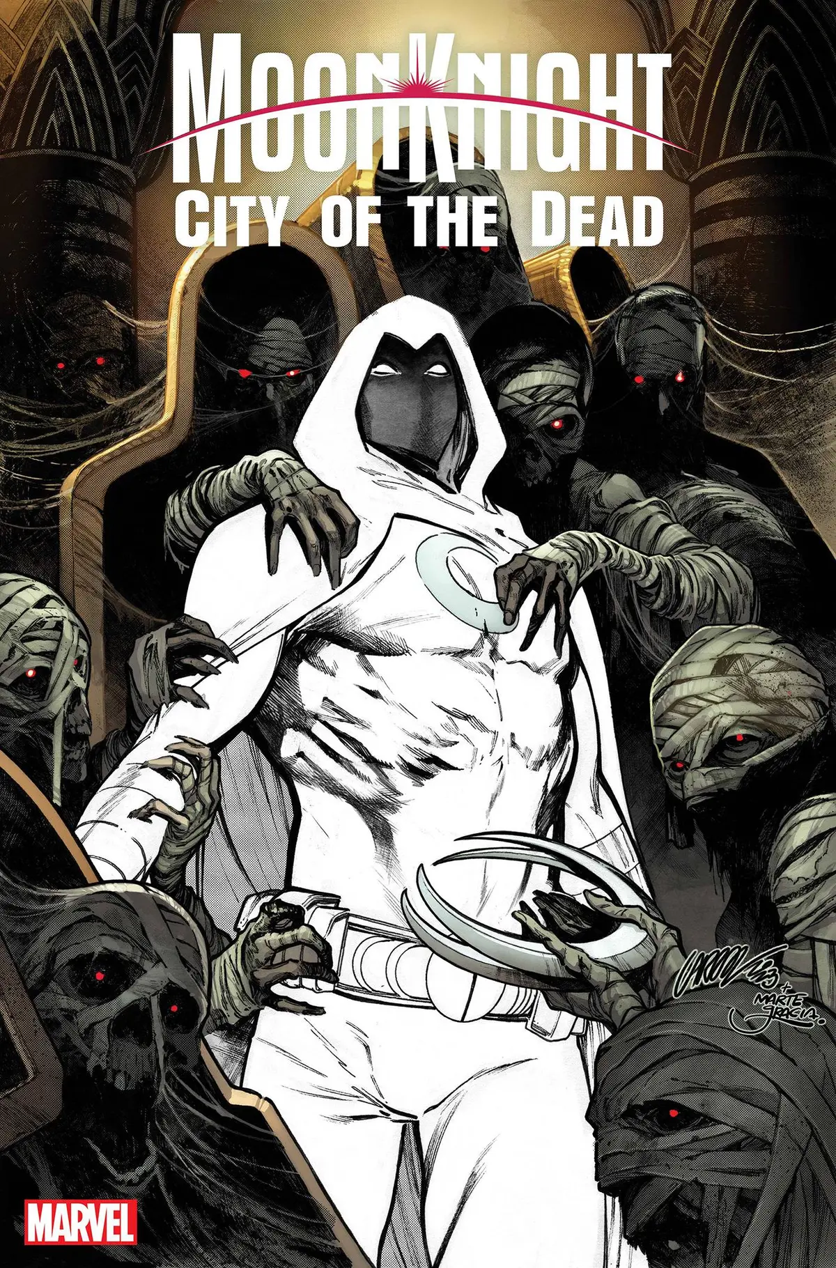 Moon Knight City Of The Dead #1 Pepe Larraz Foil Variant 1