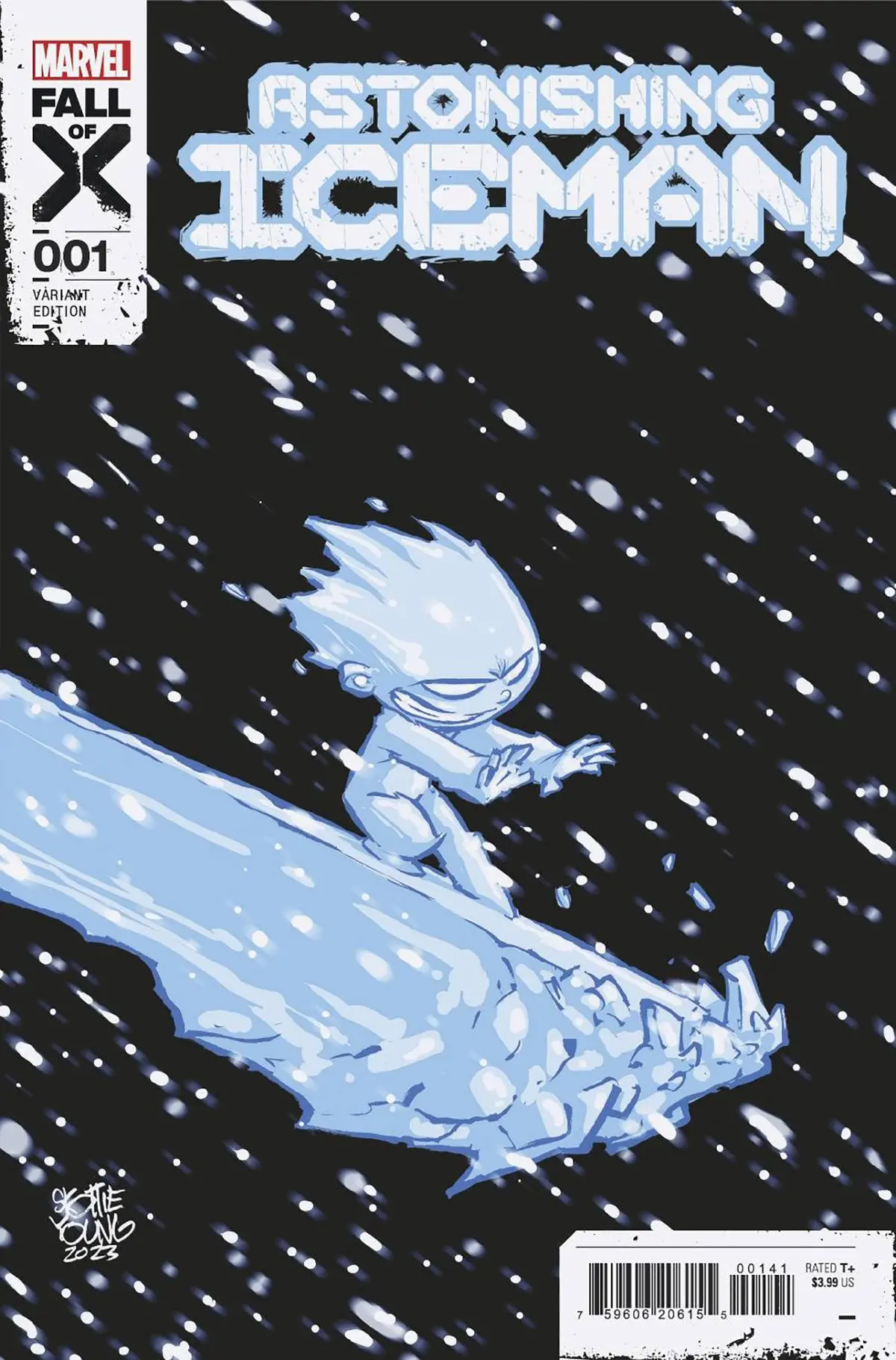 Astonishing Iceman #1 Skottie Young Variant 1
