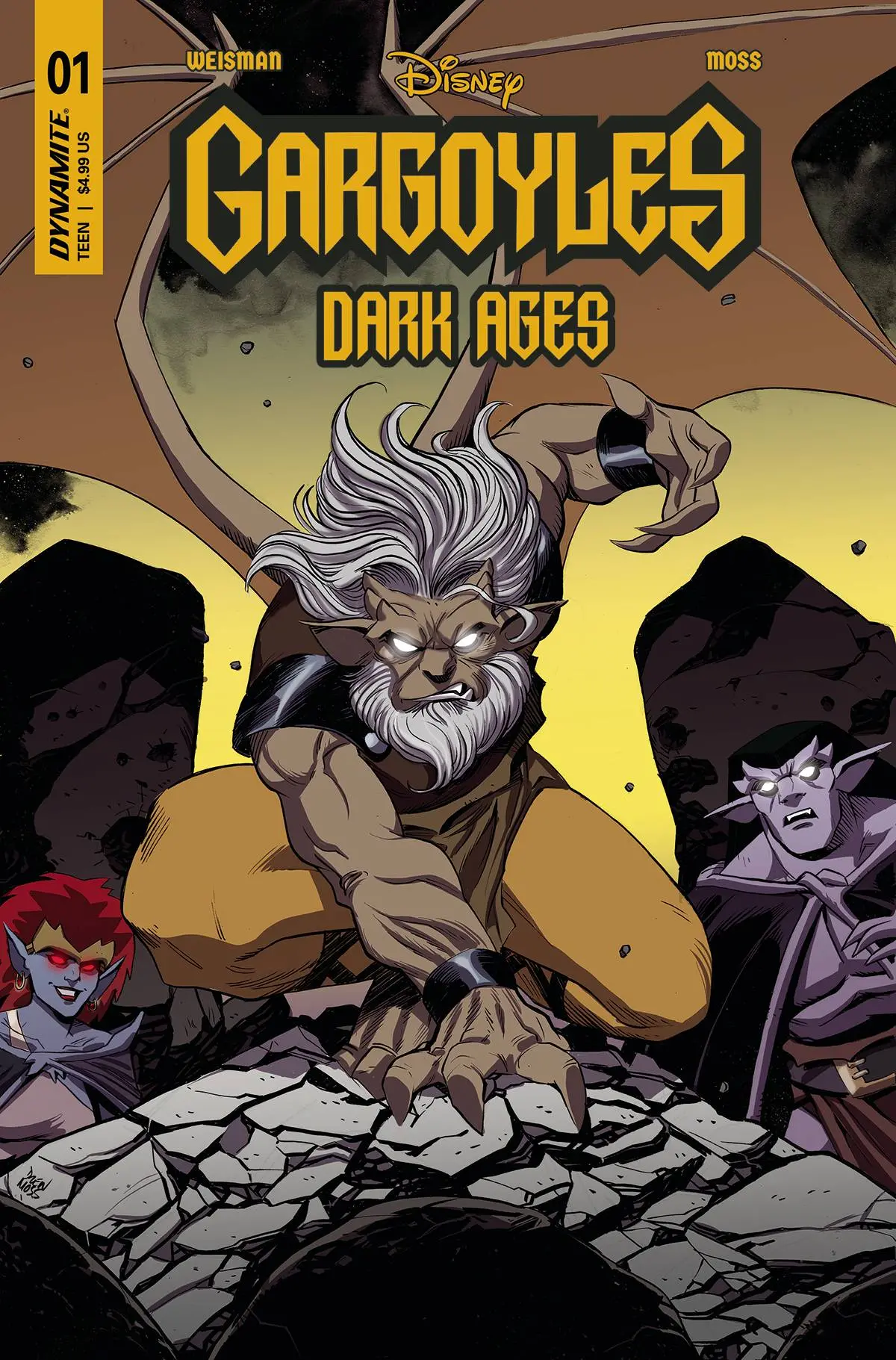 Gargoyles Dark Ages #1 Cvr I 10 Copy Moss Original 1