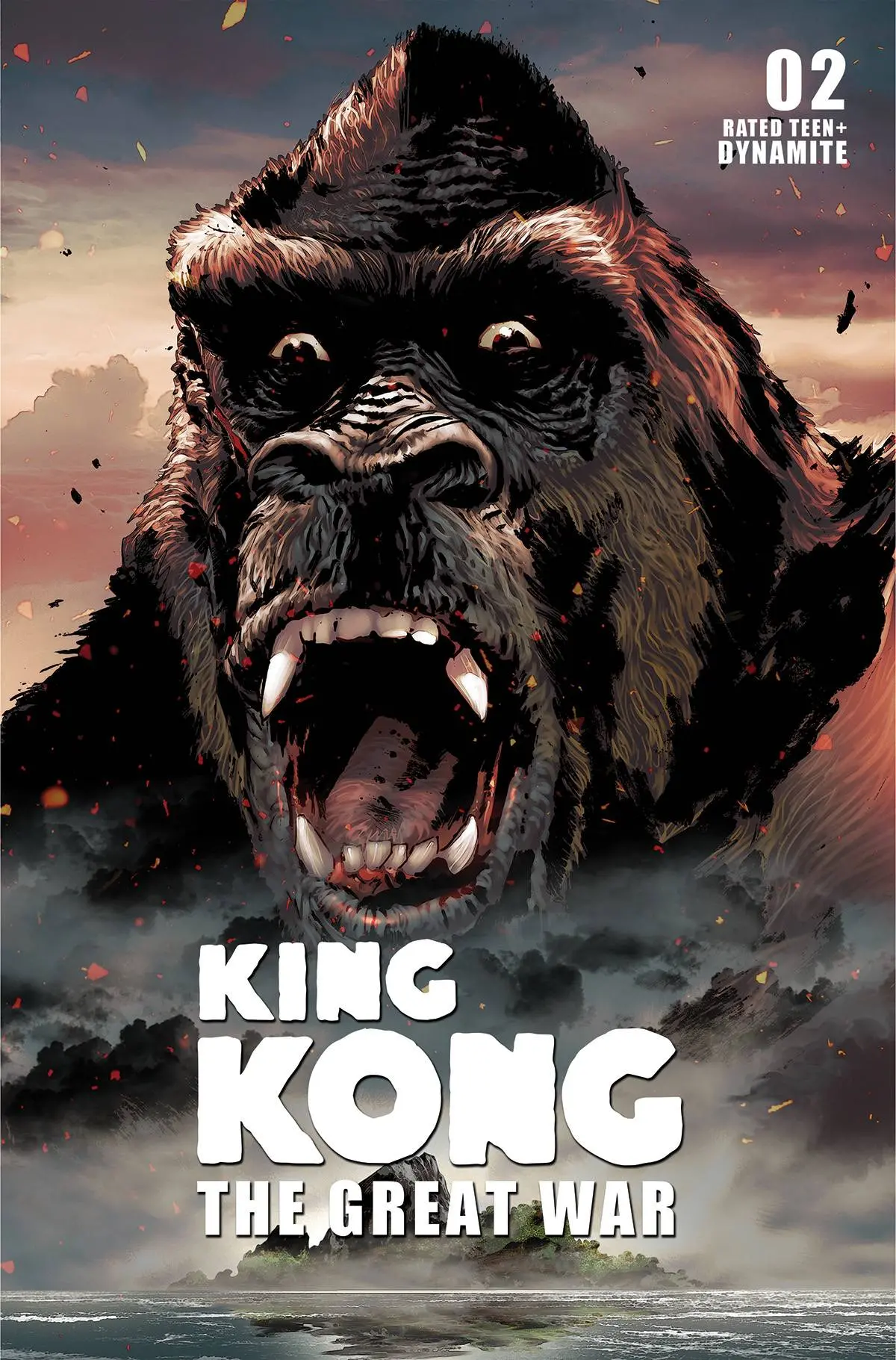 Kong Great War #2 Cvr B Guice 1
