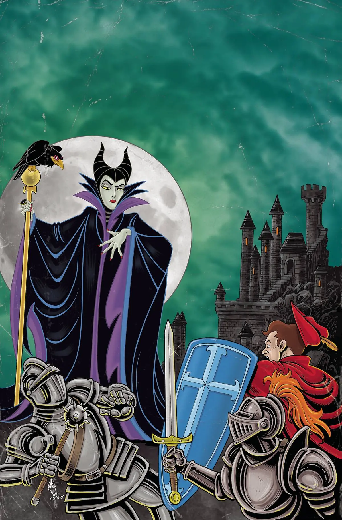 Disney Villains Maleficent #1 Cvr Zf 10 Copy Foc Incv Haeser 1