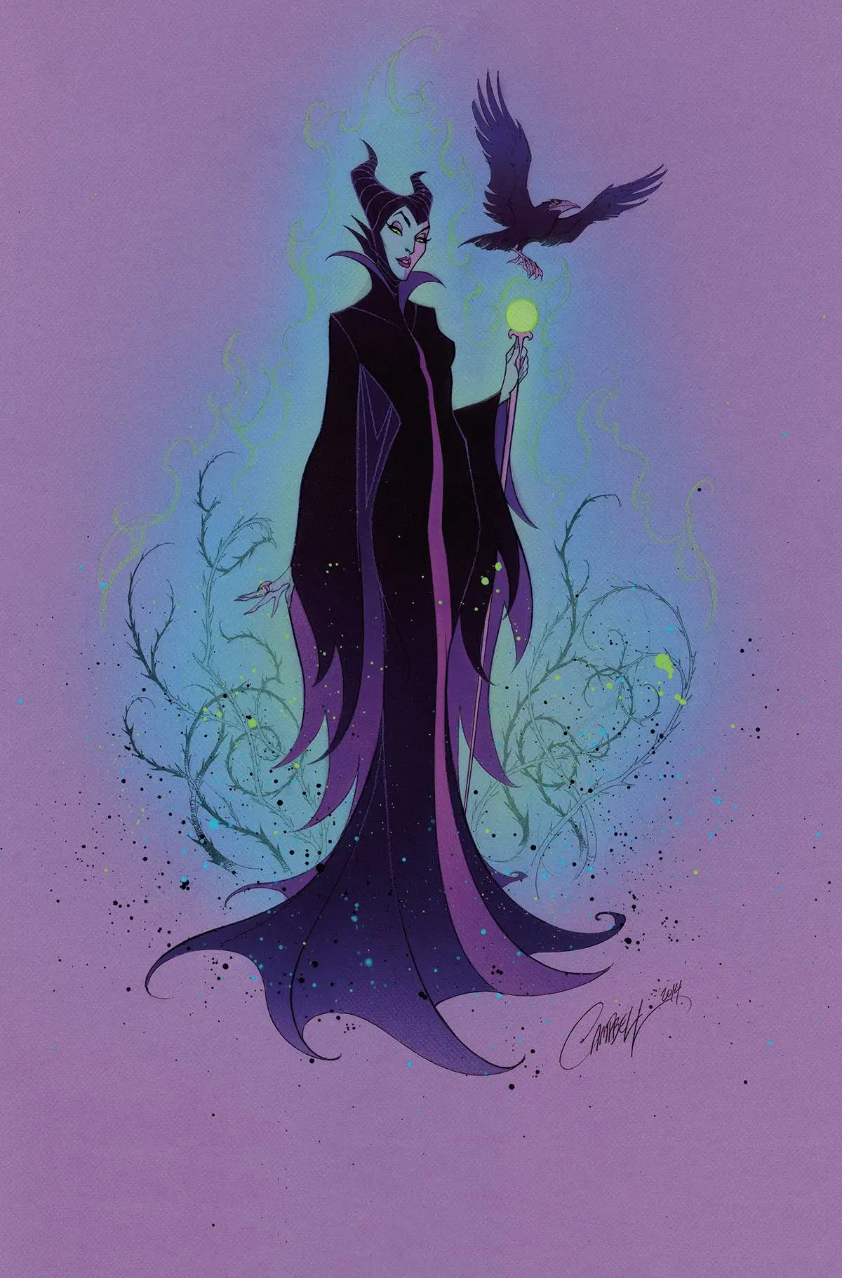 Disney Villains Maleficent #1 Cvr Zg 10 Copy Foc Incv Campbe 1