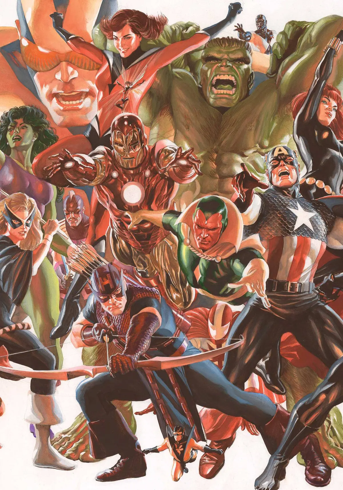 Avengers #4 Alex Ross Connecting Avengers Variant Part B 1
