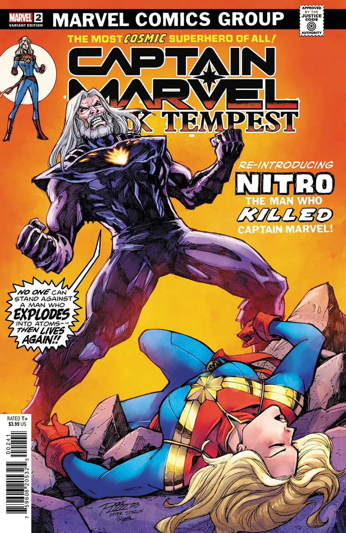 Captain Marvel Dark Tempest #2 Ron Lim Variant 1