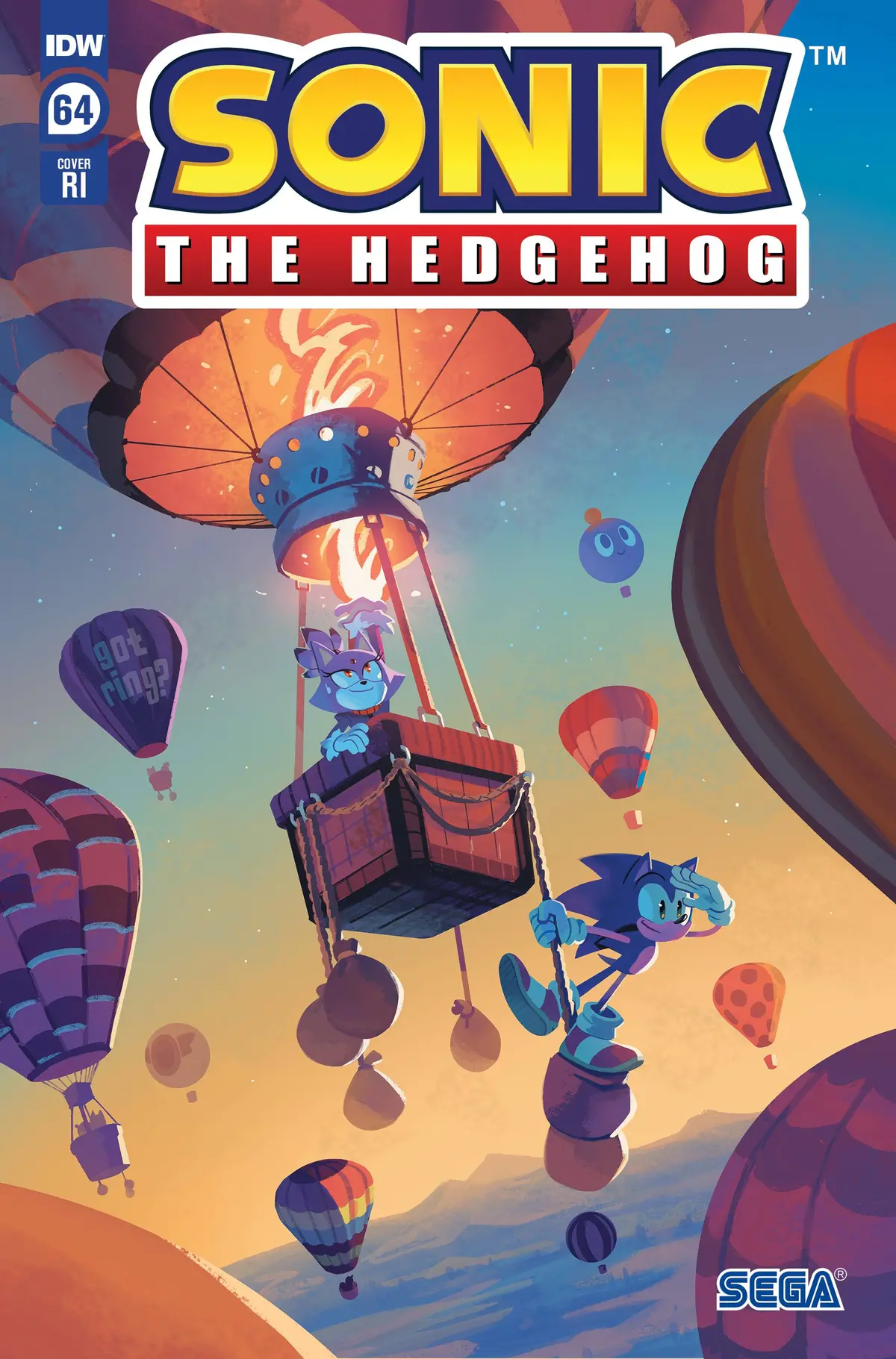 Sonic The Hedgehog #64 Cvr C 10 Fourdraine 1