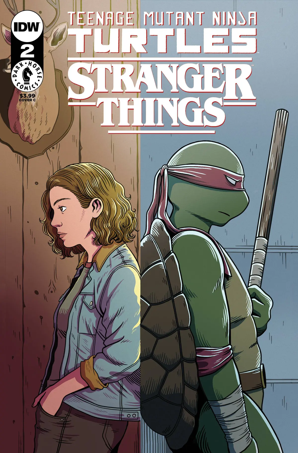 Tmnt X Stranger Things #2 Cvr C Woodall 1
