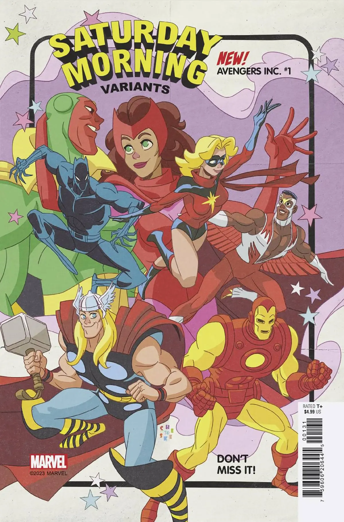 Avengers Inc #1 Sean Galloway Saturday Morning Variant 1
