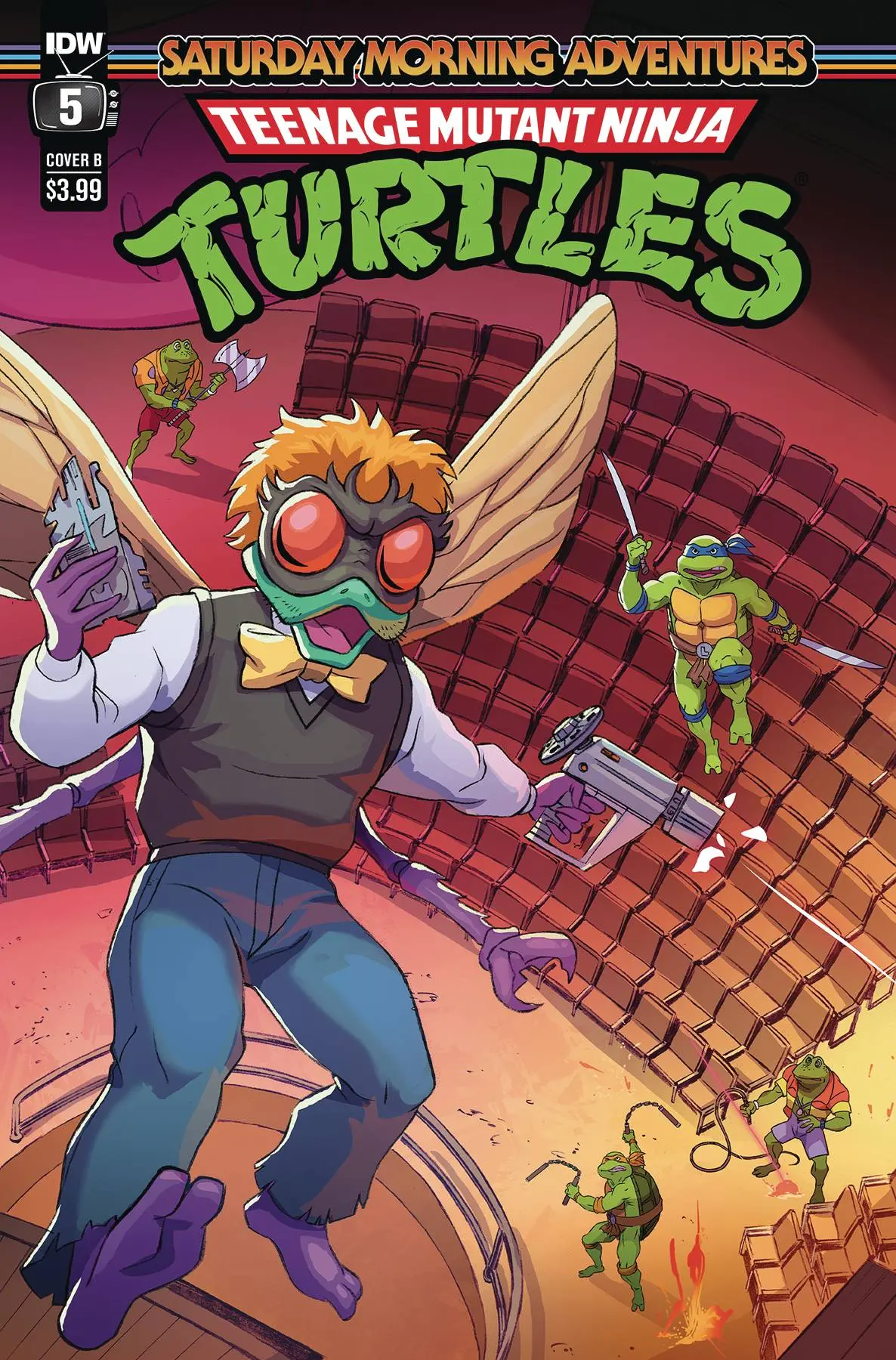 Tmnt Saturday Morning Adv 2023 #5 Cvr B Schoening 1