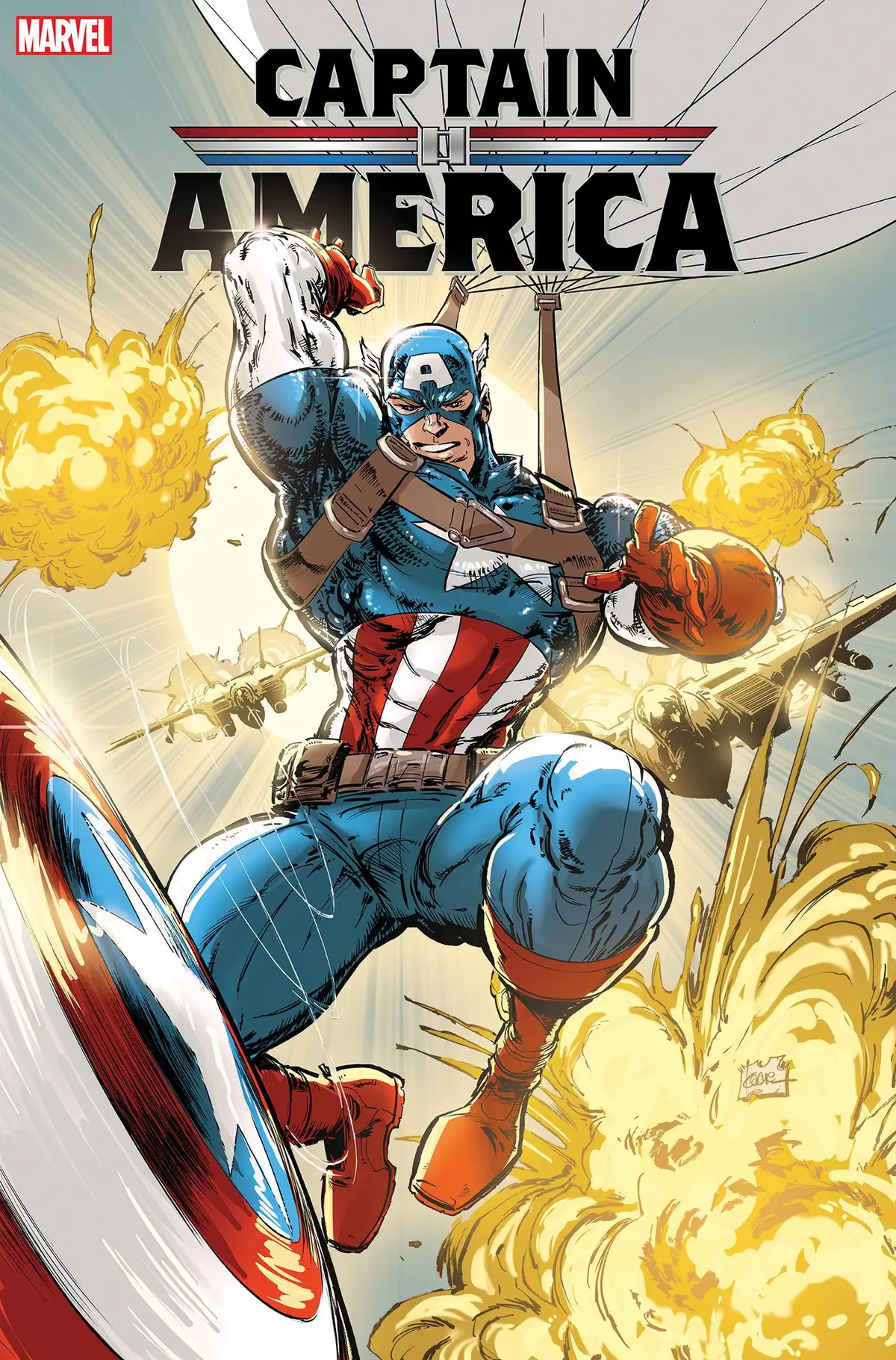 Captain America #1 Kaare Andrews Foil Var 1
