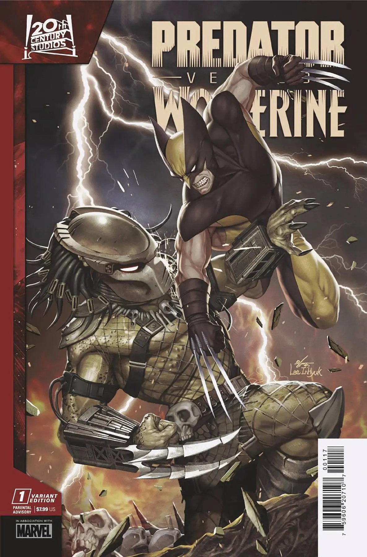 Predator Vs Wolverine #1 50 Copy Incv Inhyuk Lee Var 1