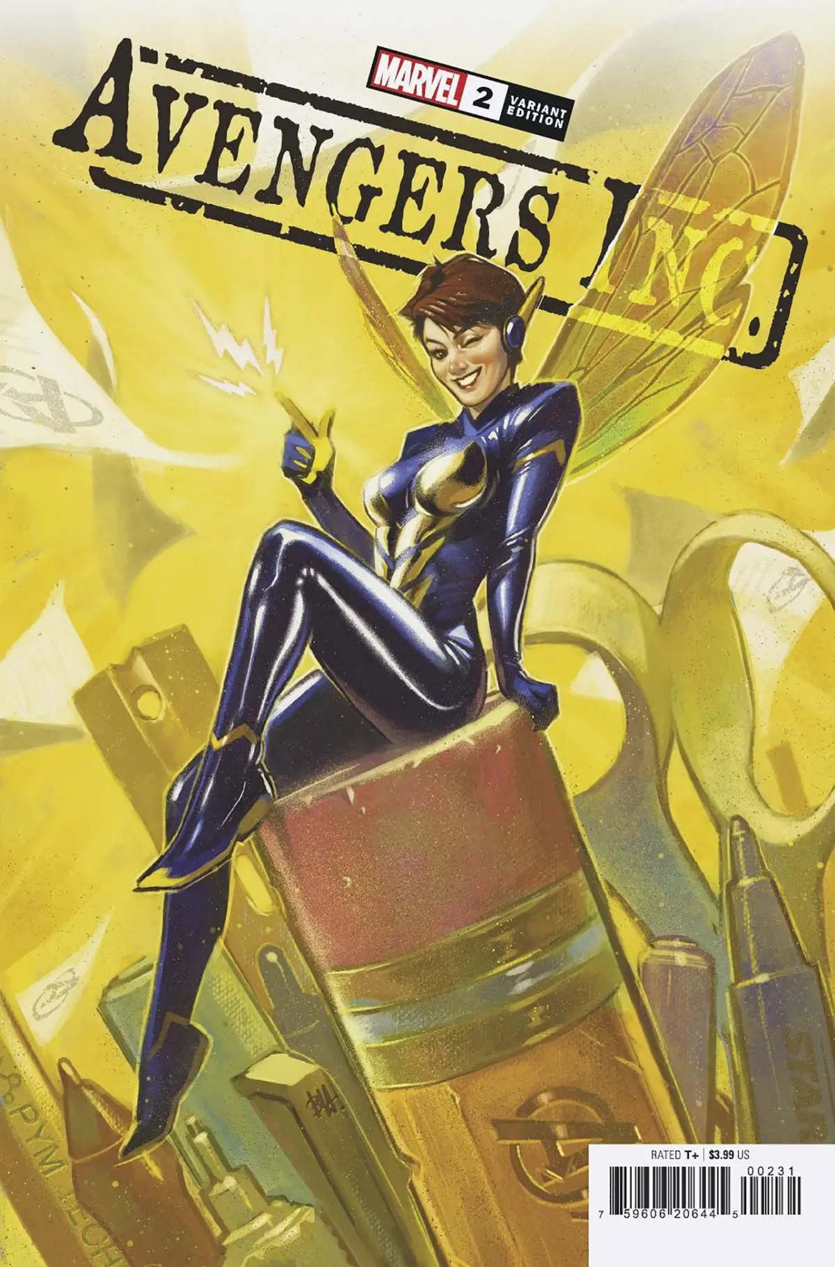 Avengers Inc #2 Ben Harvey Wasp Variant 1
