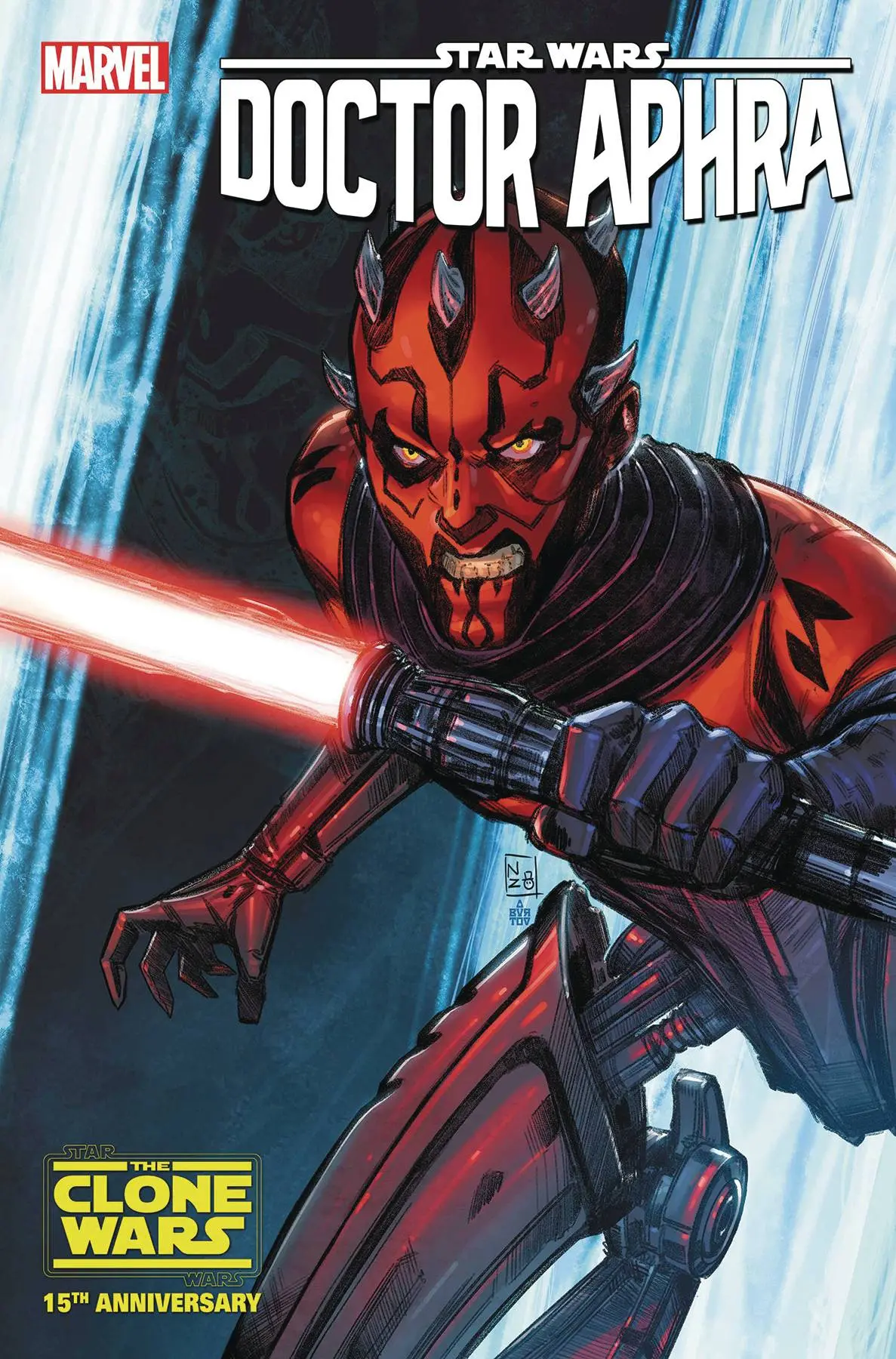 Star Wars Doctor Aphra #37 Darth Maul Clone Wars 15Th Ann Va 1
