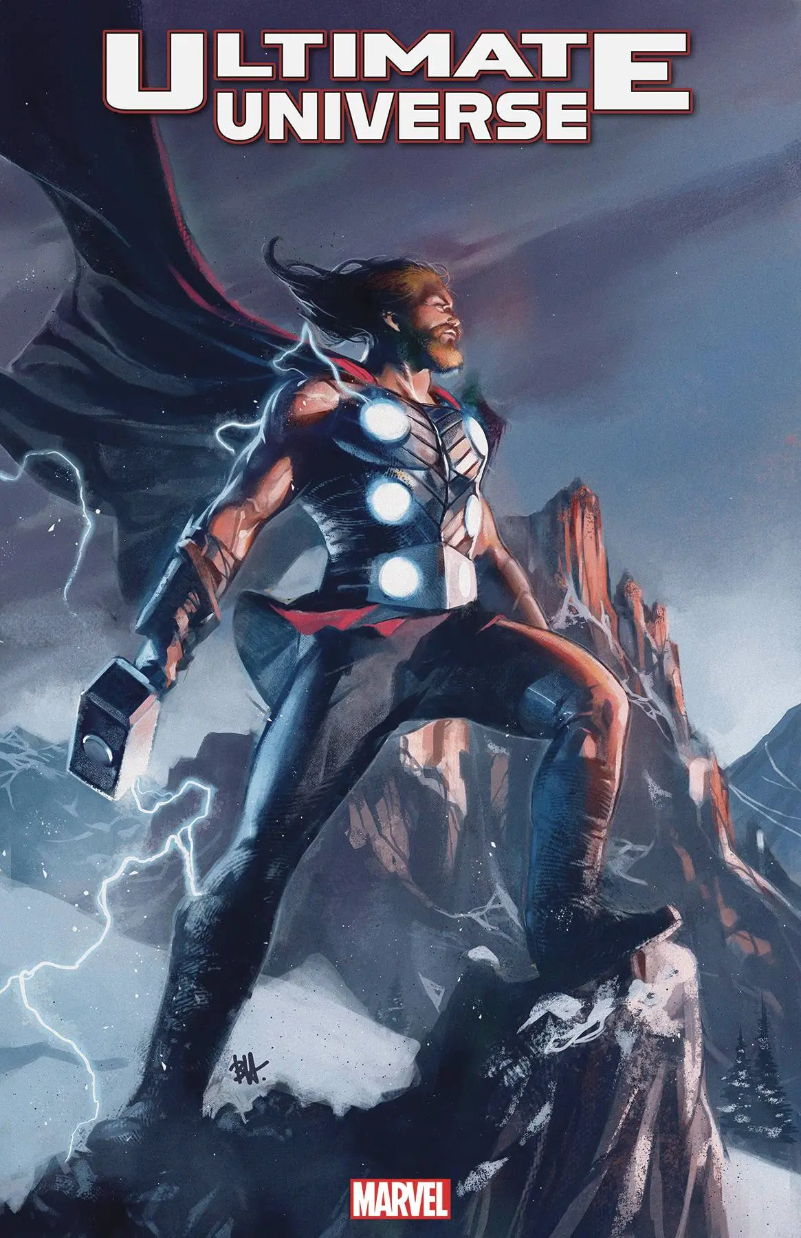 Ultimate Universe #1 Ben Harvey Ultimate Thor Variant 1