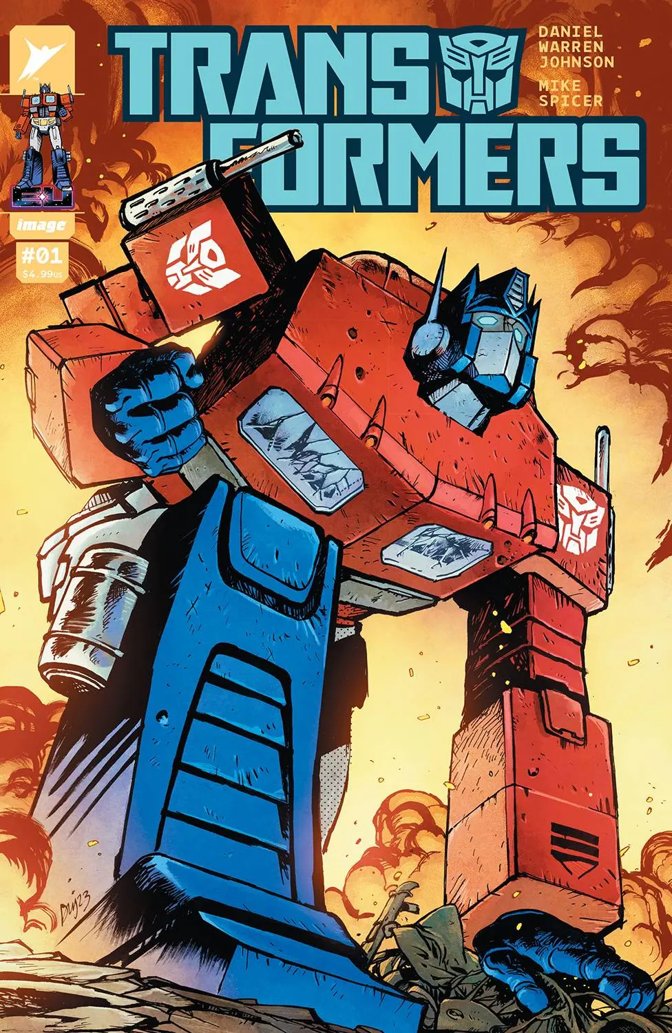 Transformers #1 Cvr A Johnson & Spicer 1