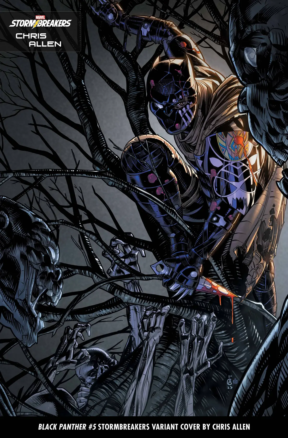 Black Panther #5 Chris Allen Stormbreakers Variant 1