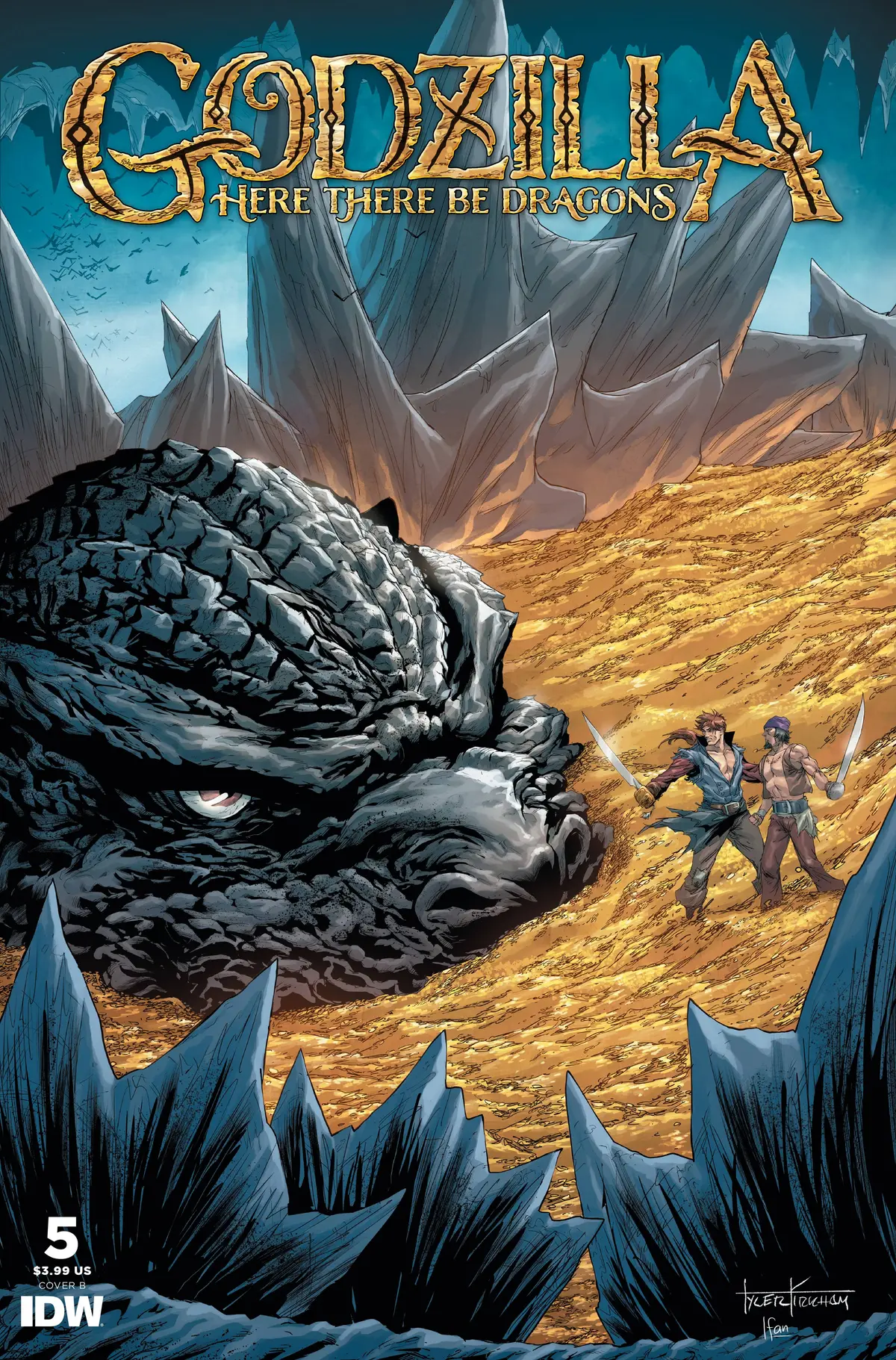 Godzilla Here There Be Dragons #5 Cvr B Kirkham 1