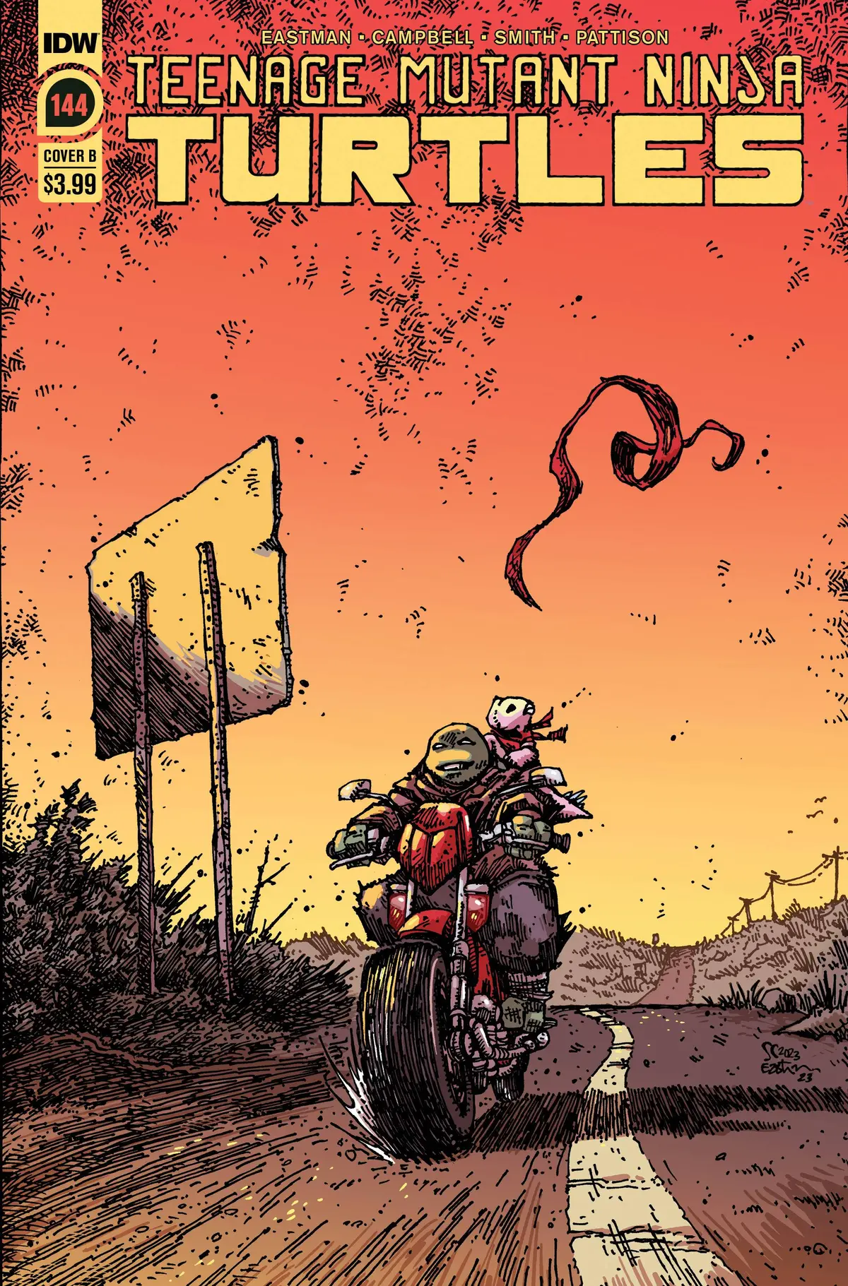 Tmnt Ongoing #144 Cvr B Eastman 1