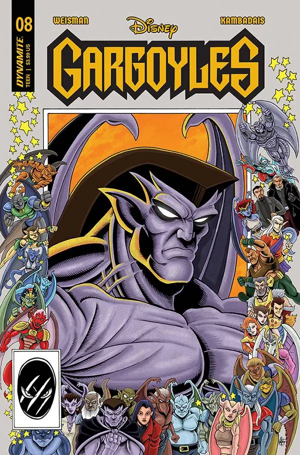 Gargoyles #8 Cvr R Foc Haeser Original 1