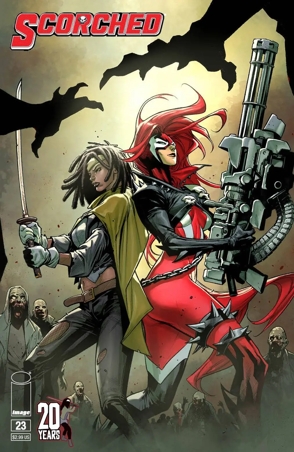 Spawn Scorched #23 Cvr C Twd 20Th Annv Segovia 1