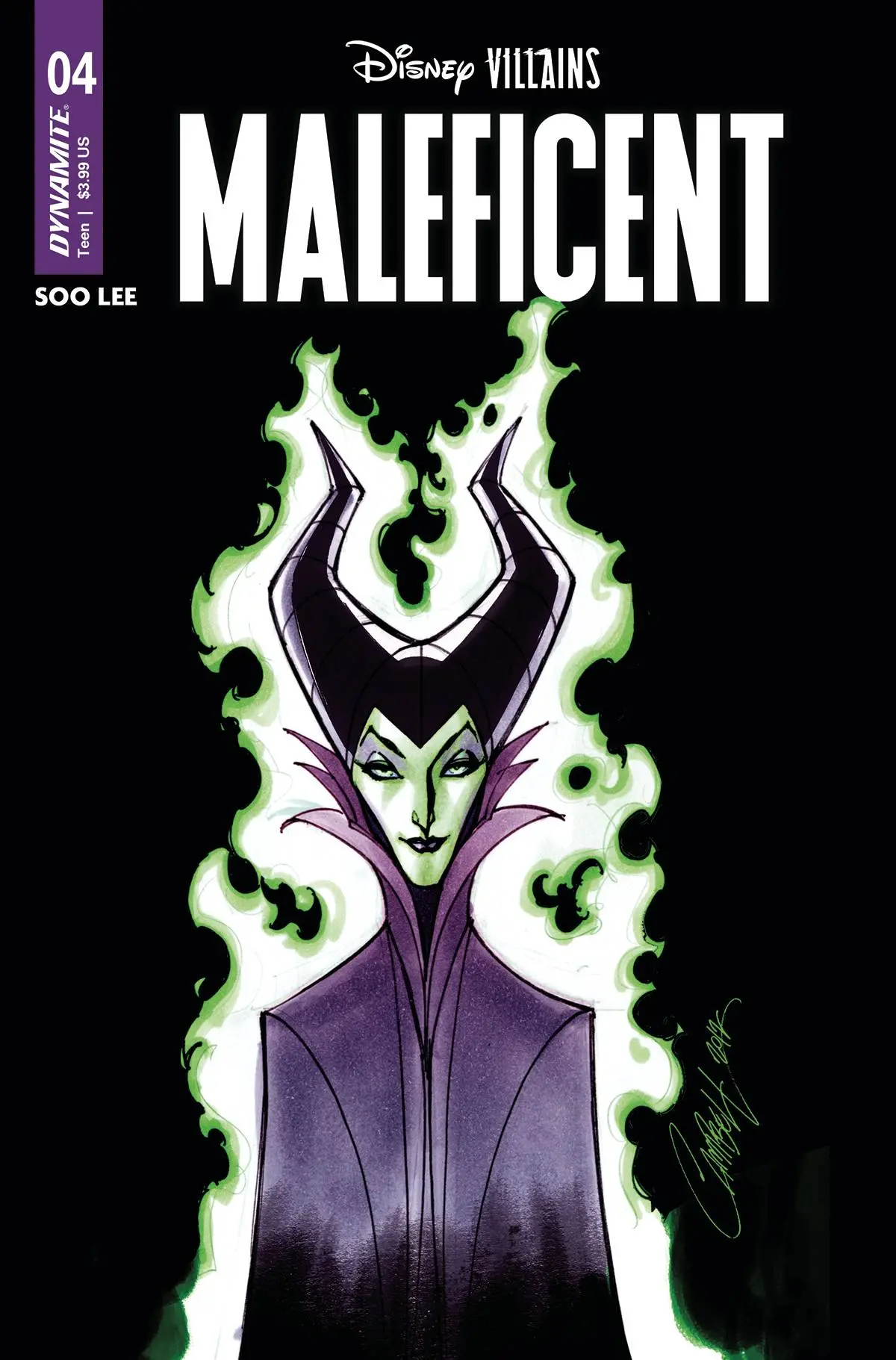 Disney Villains Maleficent #4 Cvr O Foc Campbell Original 1